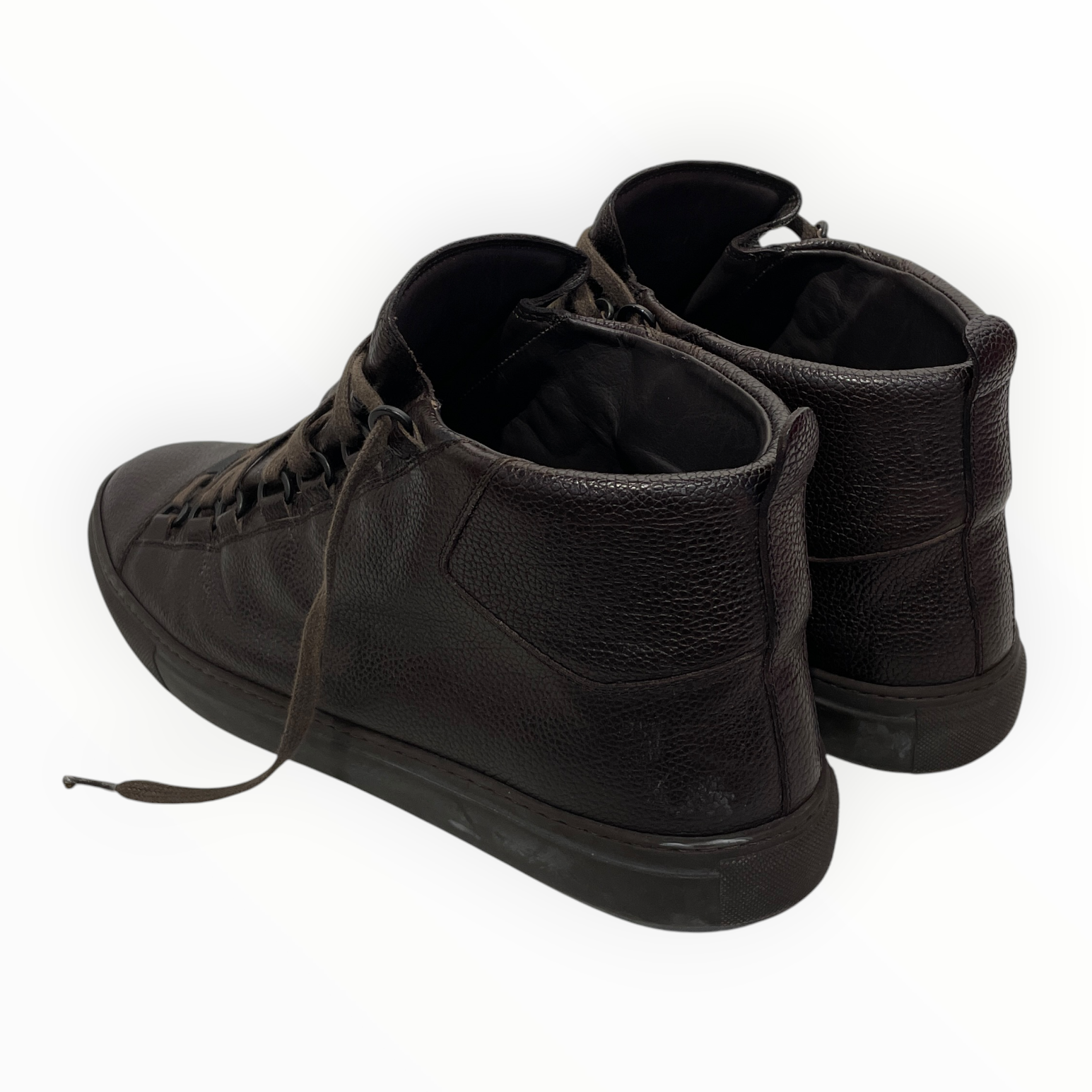 BALENCIAGA/Hi-Sneakers/EU 46/Leather/BRW/Arena High Top view 2
