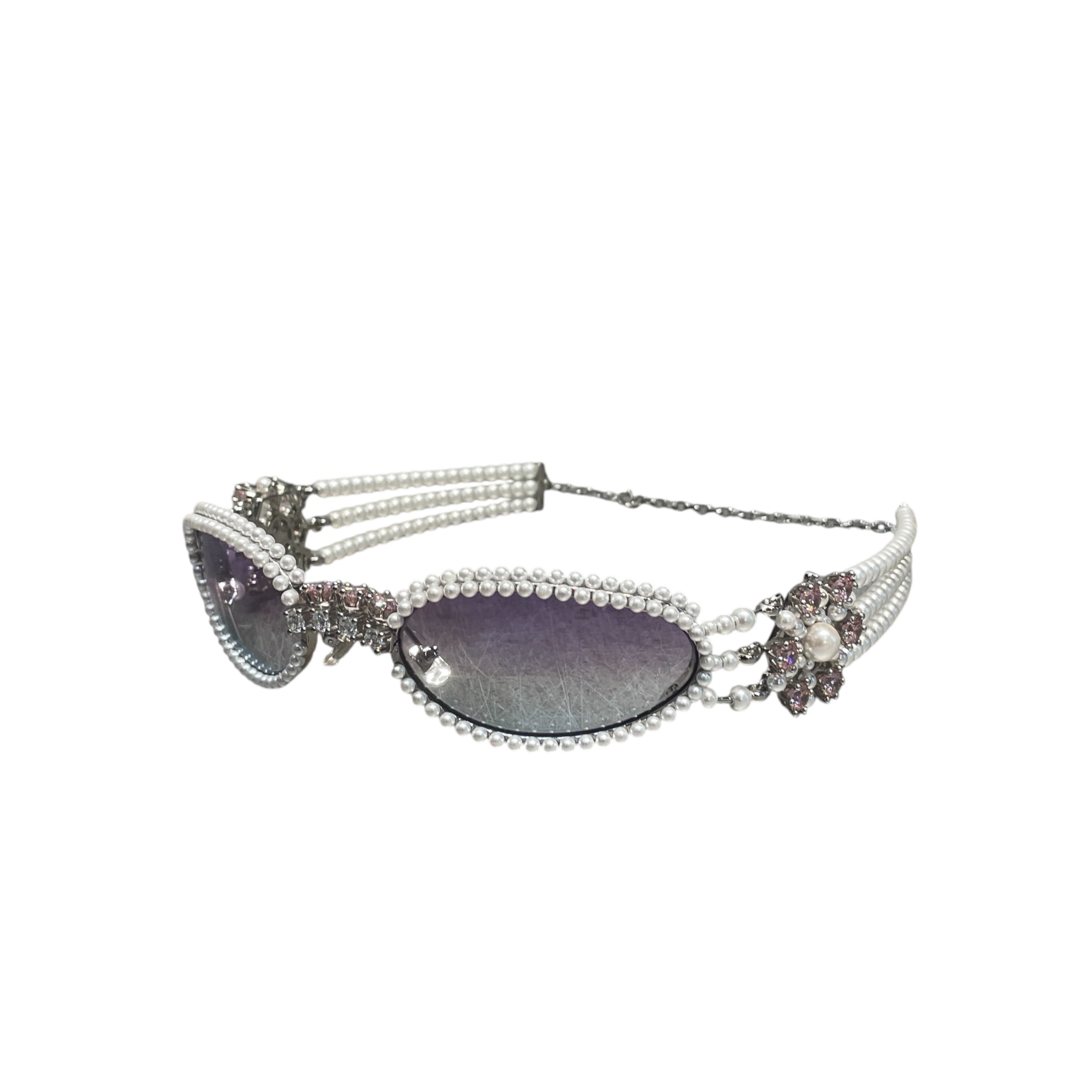 GENTLE MONSTER/Sunglasses/Titanium/SLV/Bijou de cat eye view 2