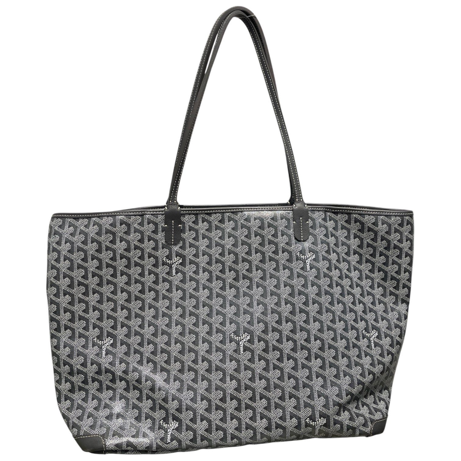 GOYARD/Tote Bag/Monogram/Leather/GRY/ARTOIS PM view 1