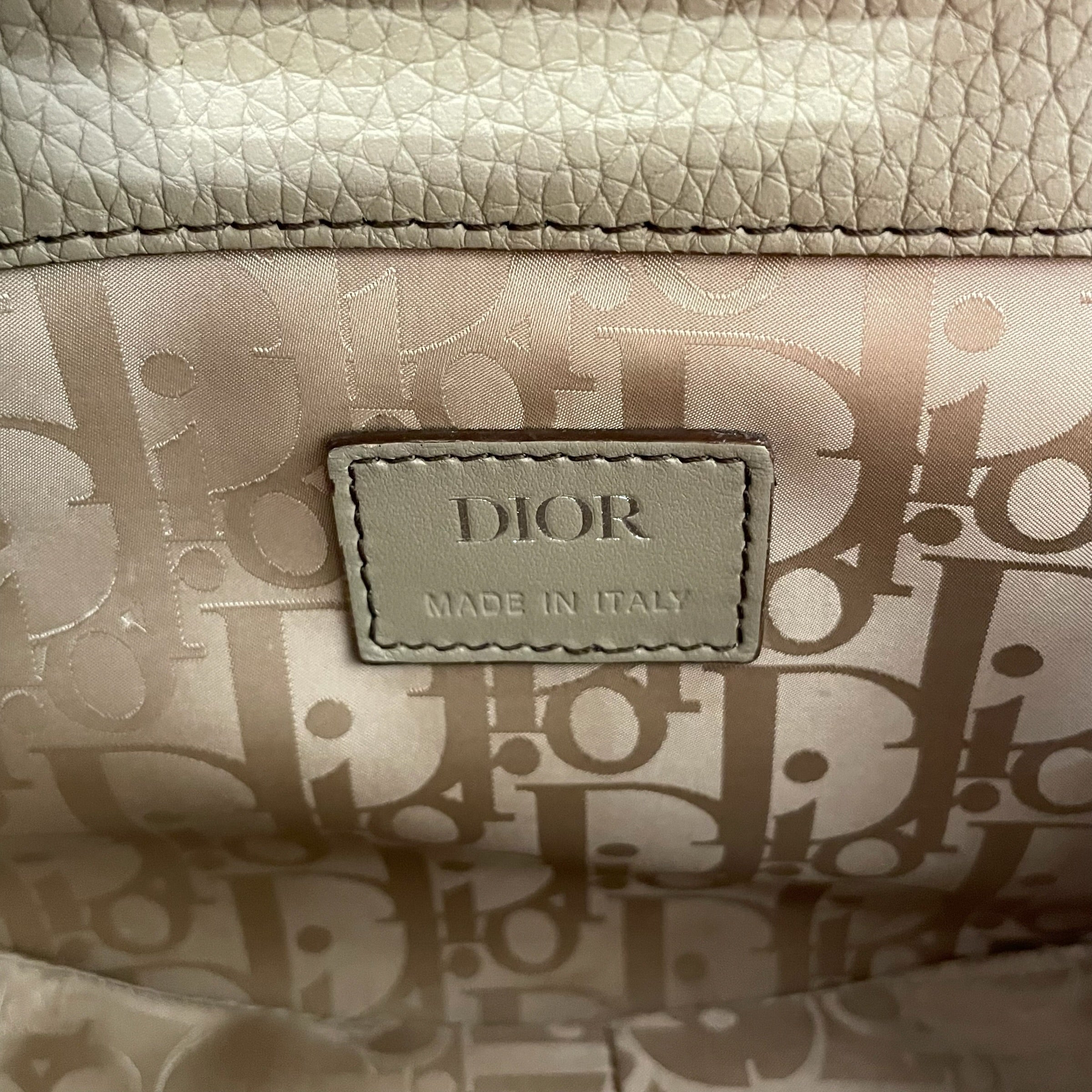 Christian Dior/Cross Body Bag/Leather/KHK/MINI GALLOP CD BUCKLE view 7