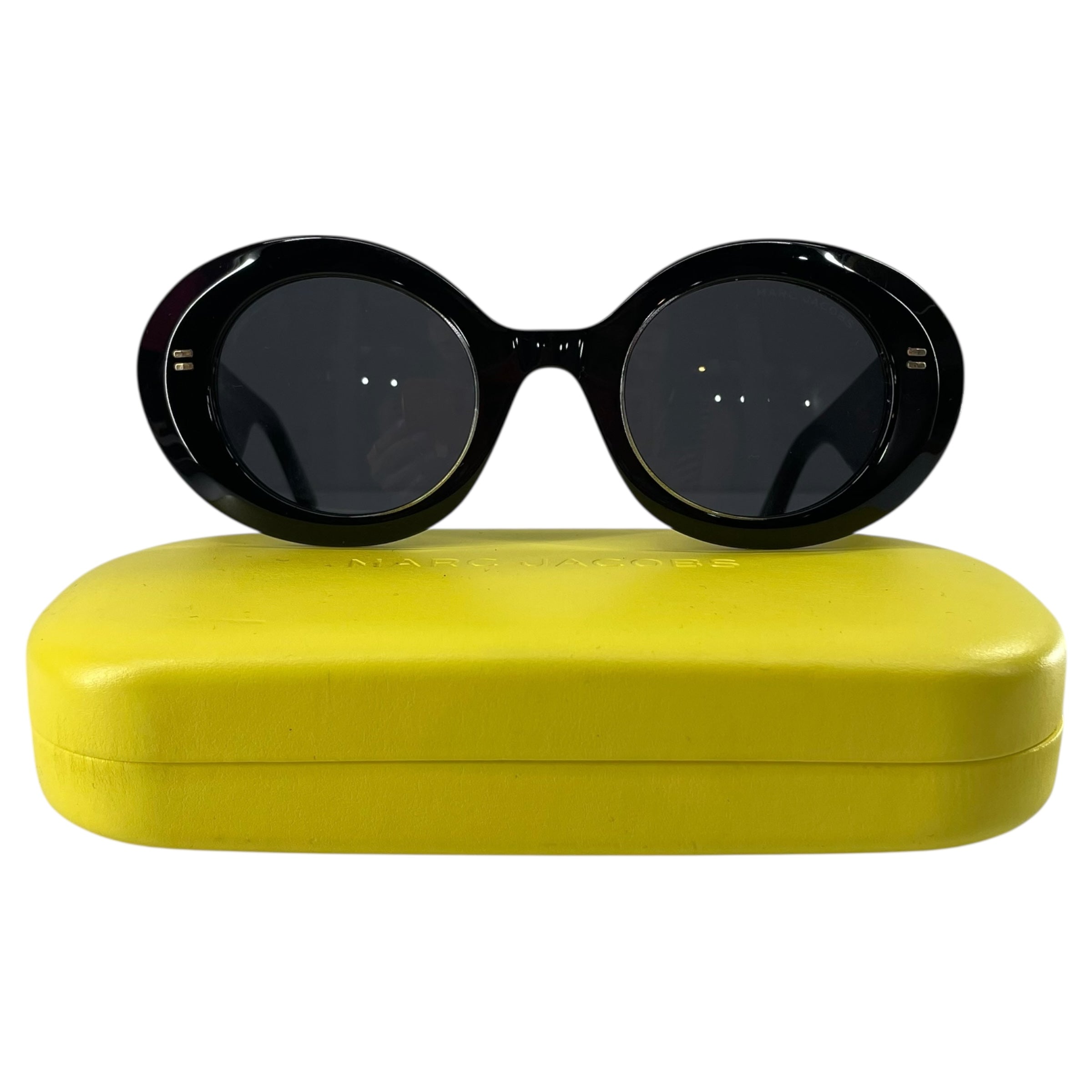 MARC JACOBS/Sunglasses/Plastic/BLK/Oval/THE SUNGLASSES INSCRIPTION view 6