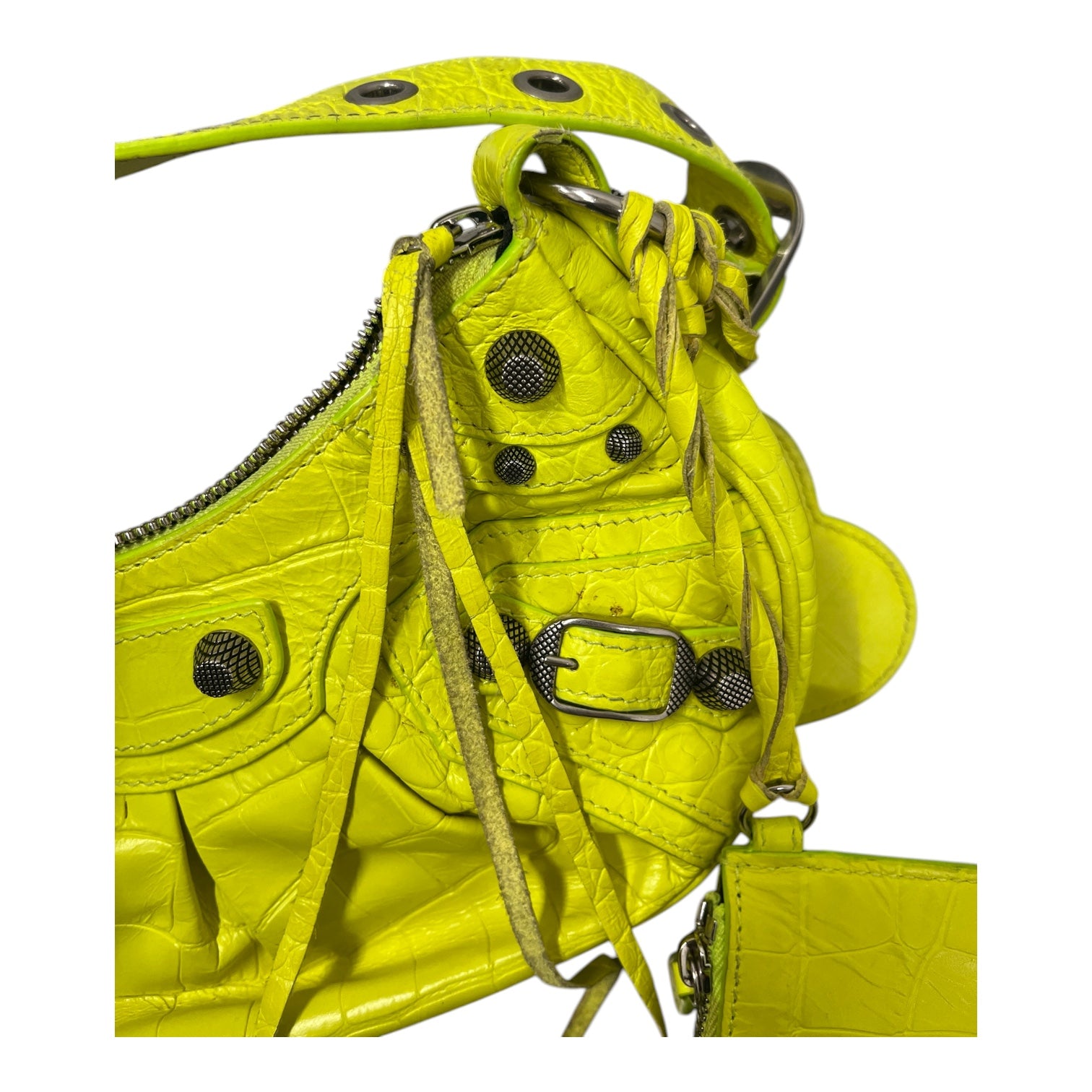 BALENCIAGA/Cross Body Bag/Leather/GRN/NEO CAGOLE view 8