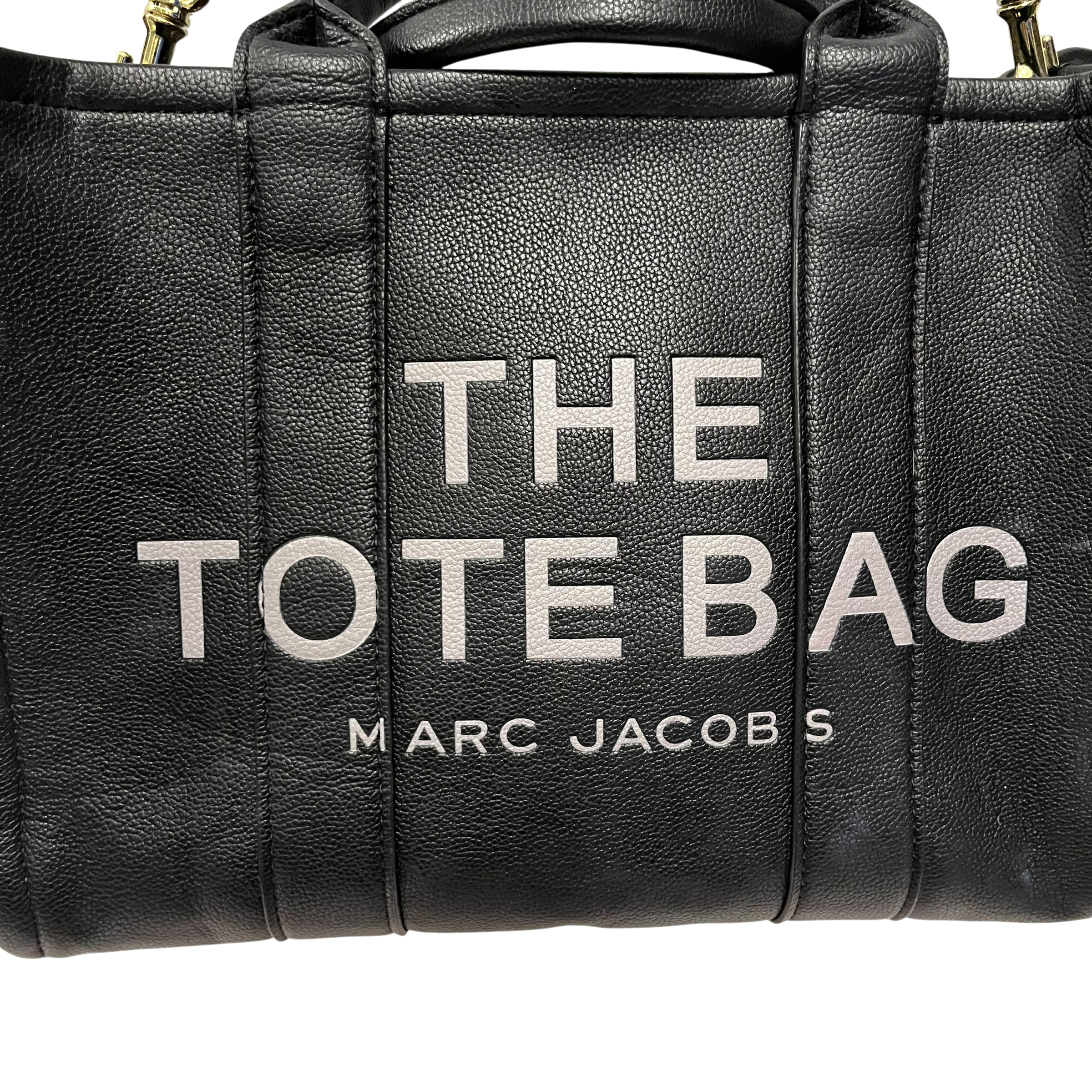 MARC JACOBS/Hand Bag/Leather/BLK/leather the tote bag medium view 3