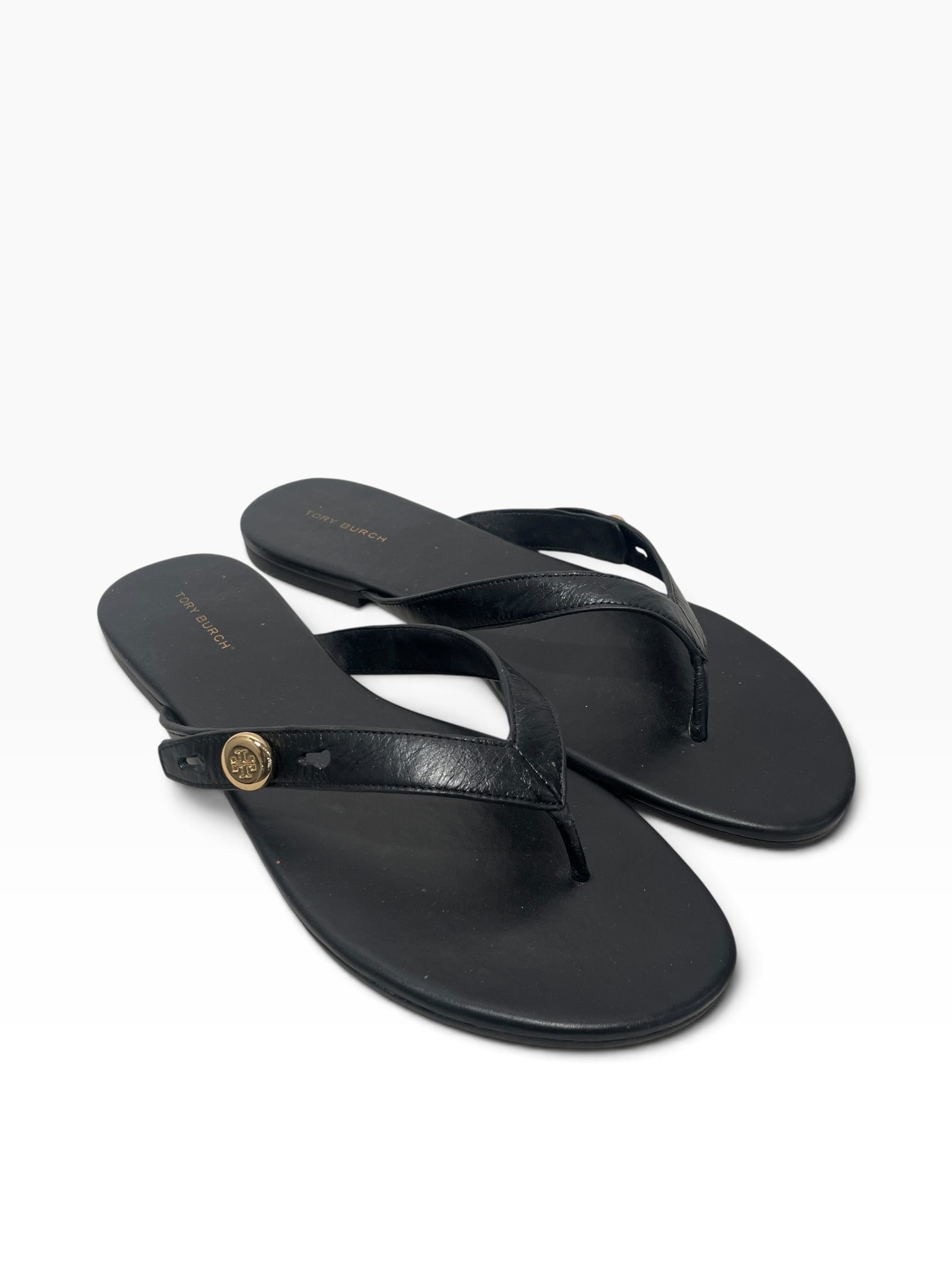 TORY BURCH/Sandals/US 9.5/Acrylic/BLK/romy thong view 1