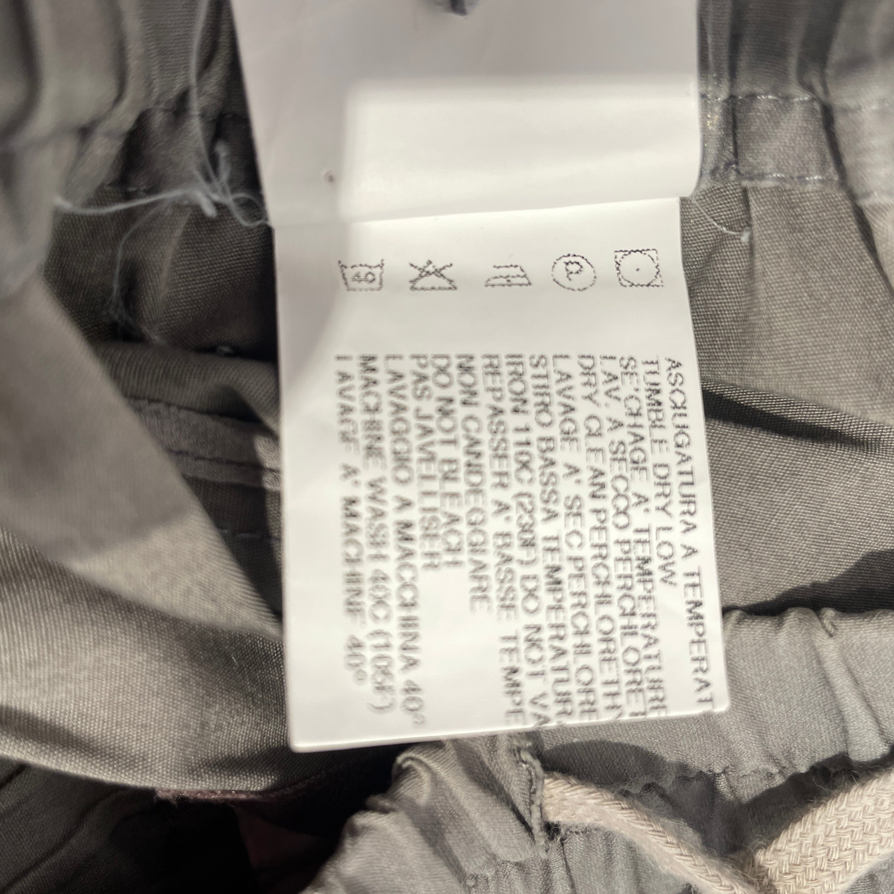Rick Owens/Shorts/40/Cotton/GRY/DROP CROTCH SHORTS VTG view 6