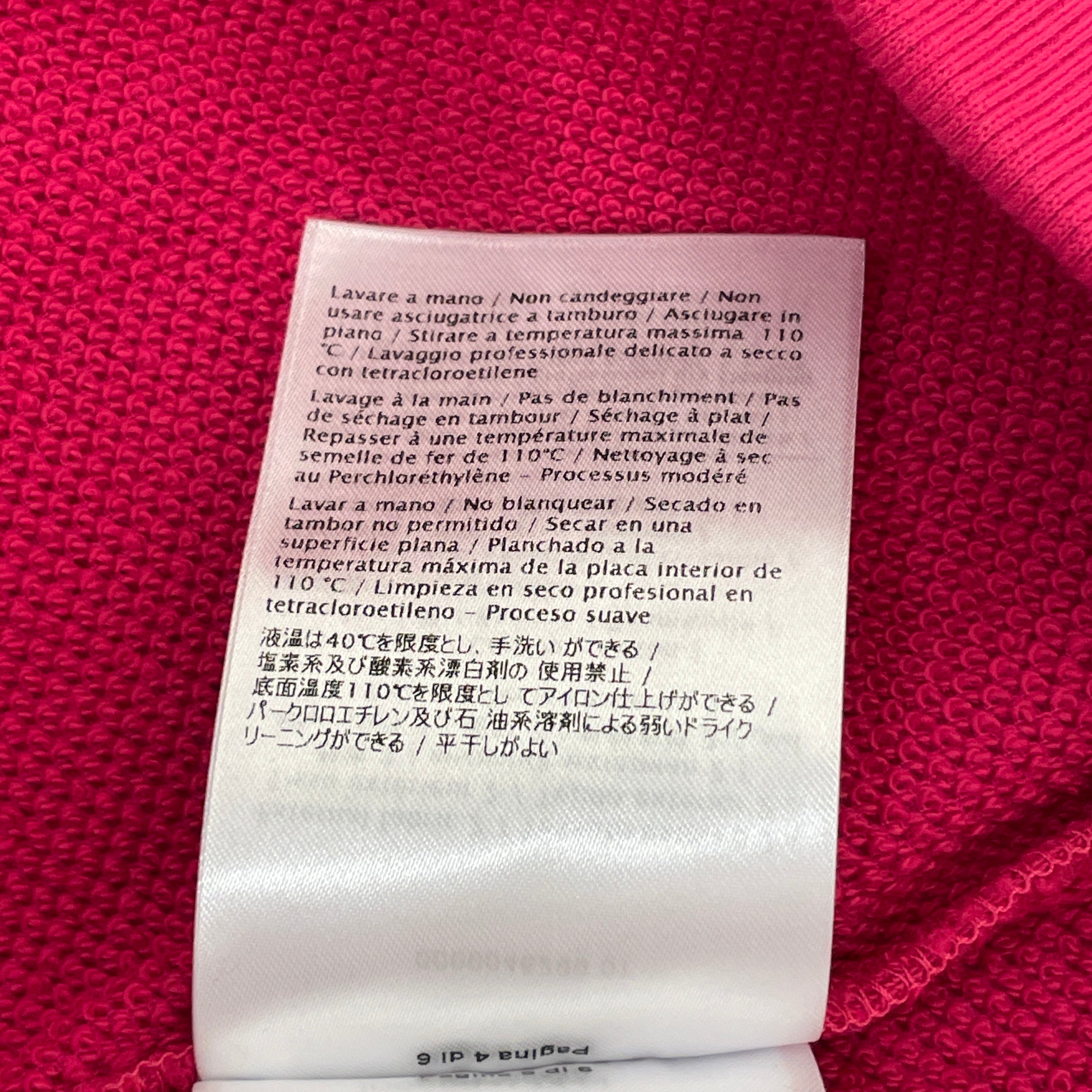VALENTINO/Sweatshirt/XL/Cotton/PNK/vltn crewneck view 7