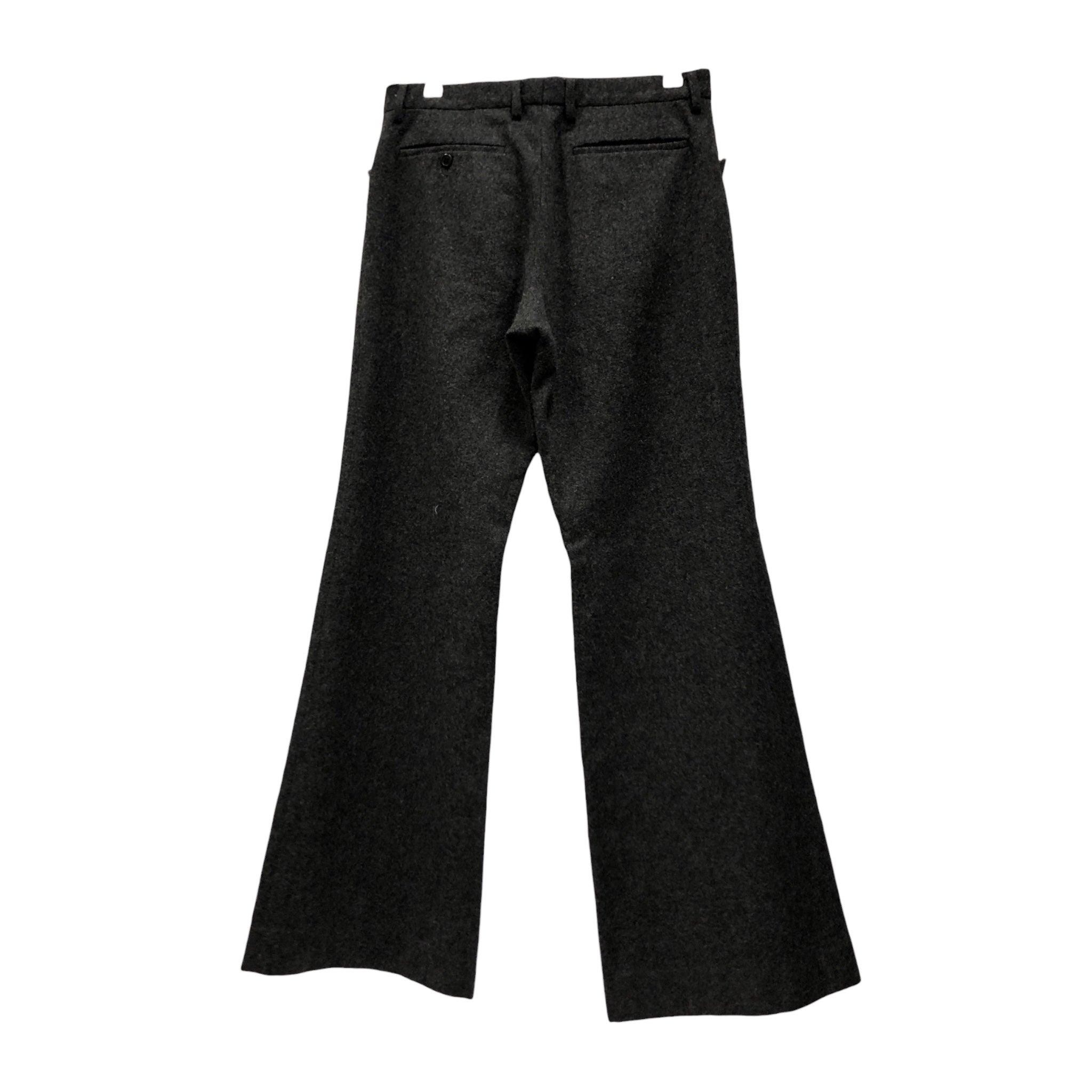 PPFM/Pants/L/Wool/GRY/wide grey long view 2