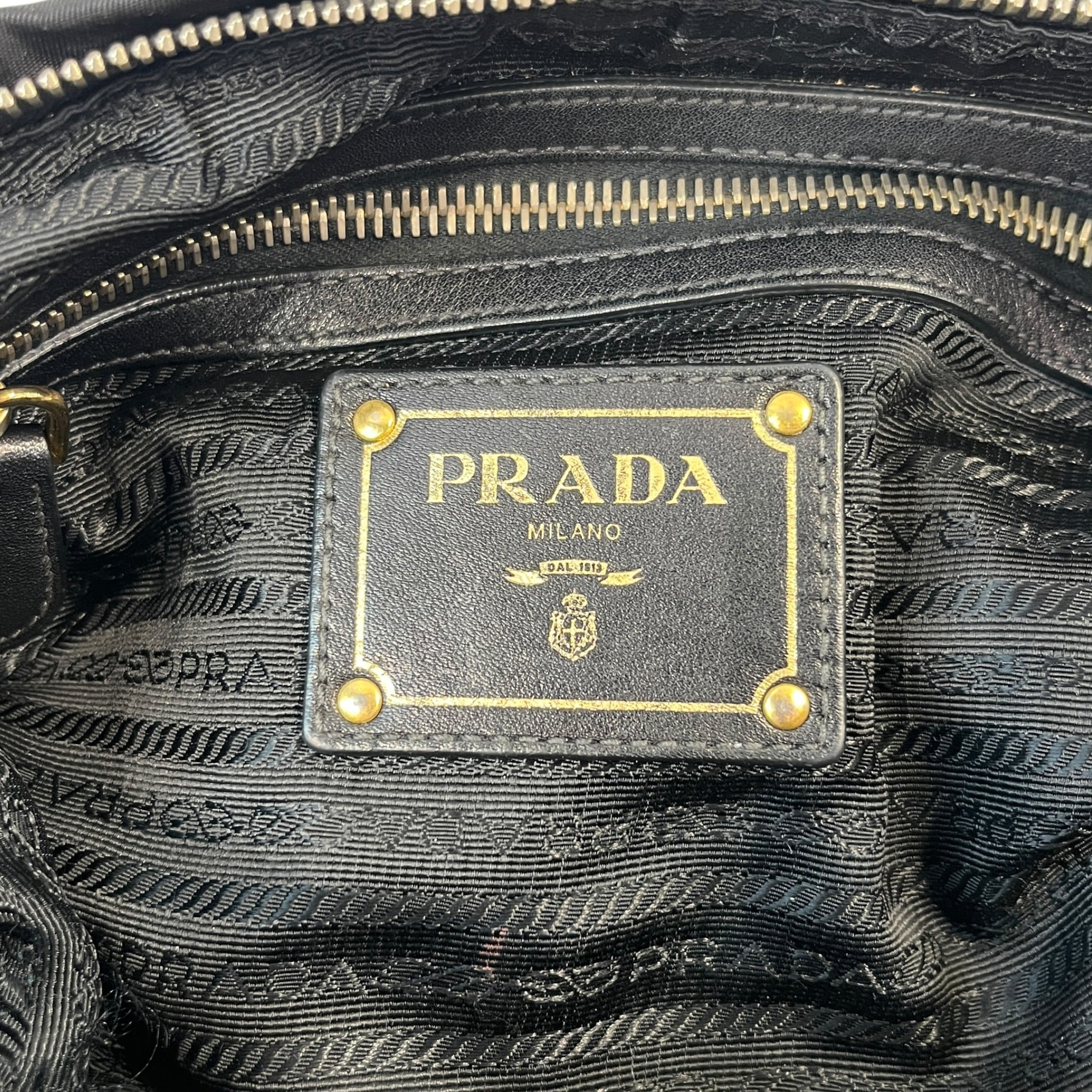 PRADA/Bag/Nylon/BLK/Pleated Tessuto Hobo view 5