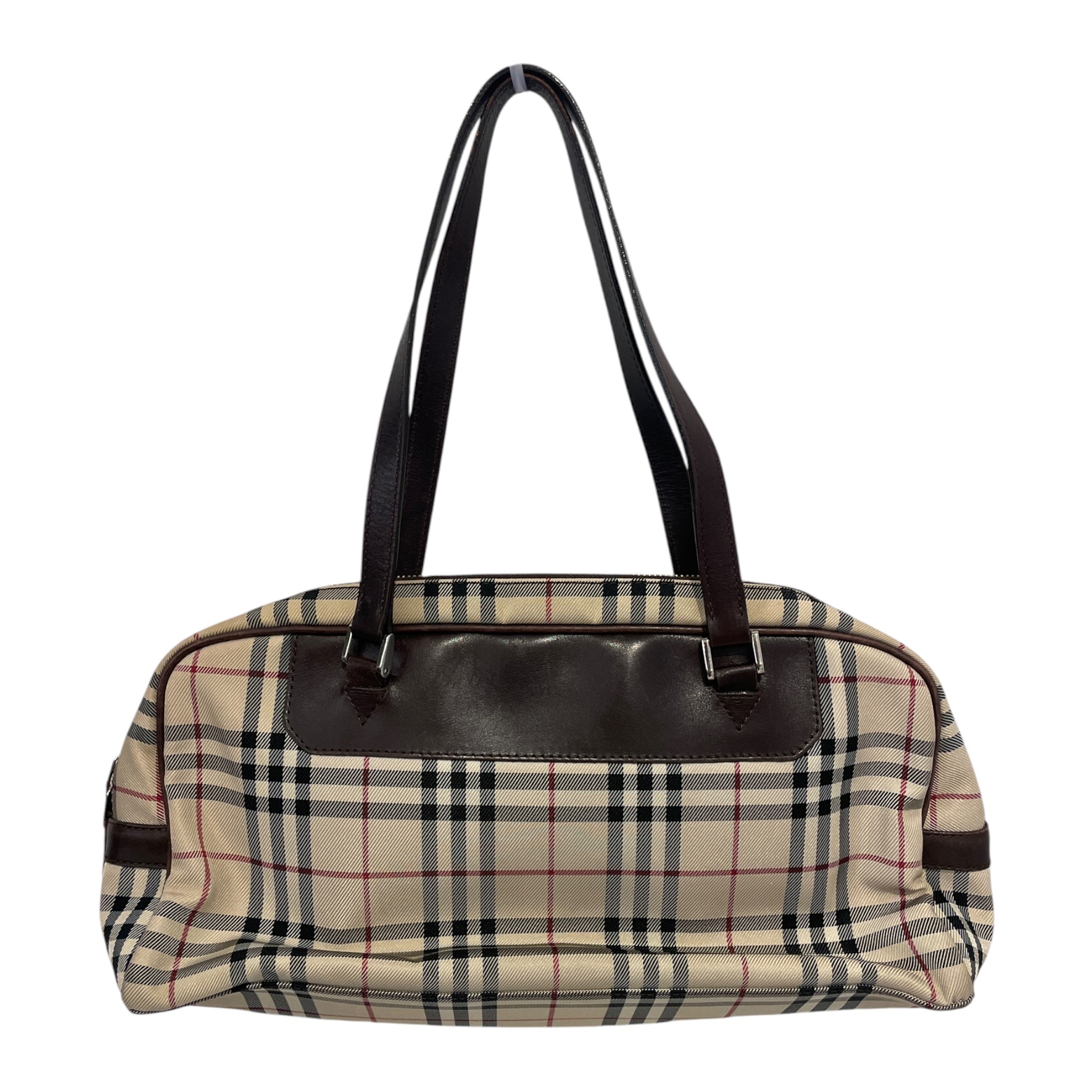 BURBERRY/Hand Bag/Plaid/CRM/W2B4BTM view 2