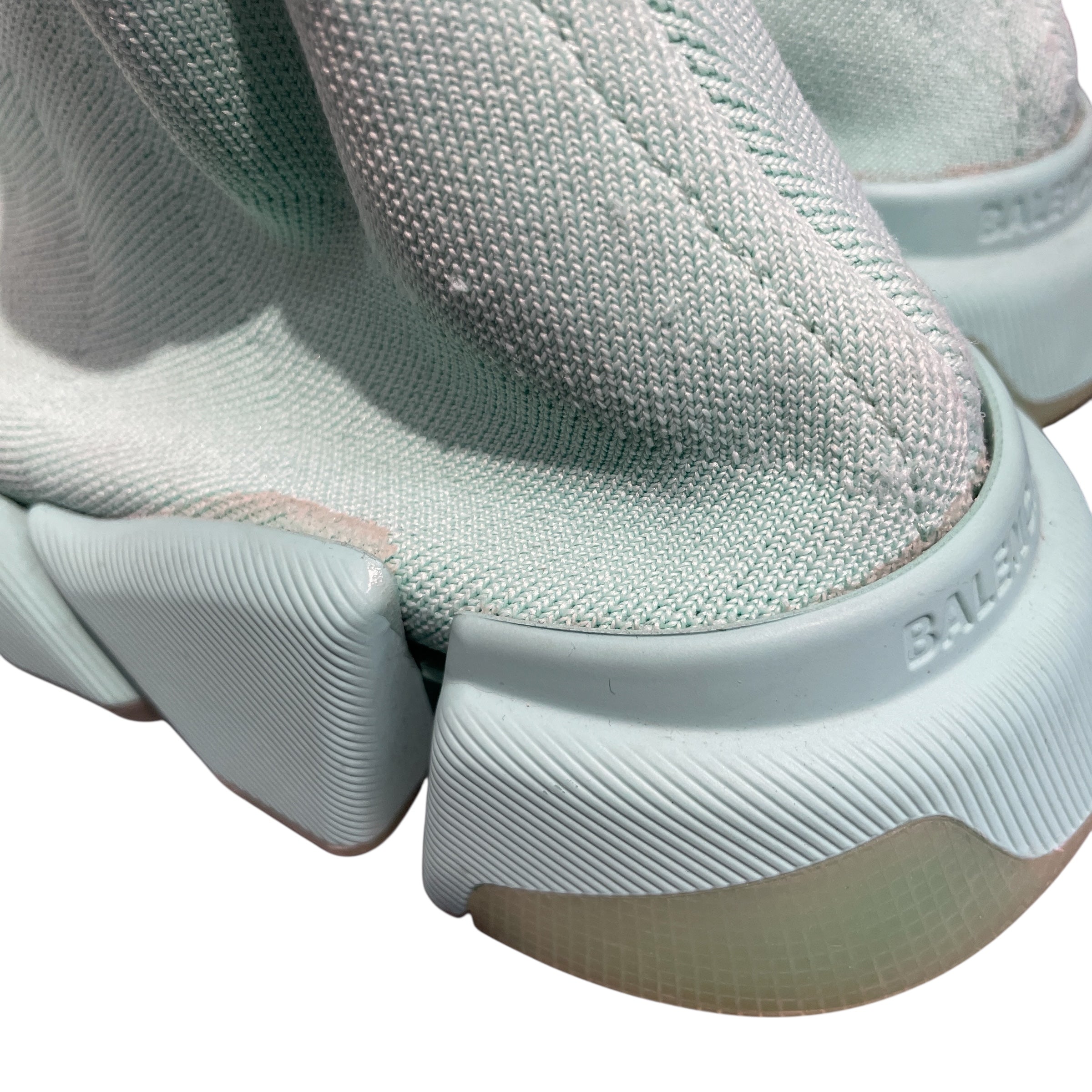 BALENCIAGA/Hi-Sneakers/US 7/GRN/Speed Runner Teal view 3