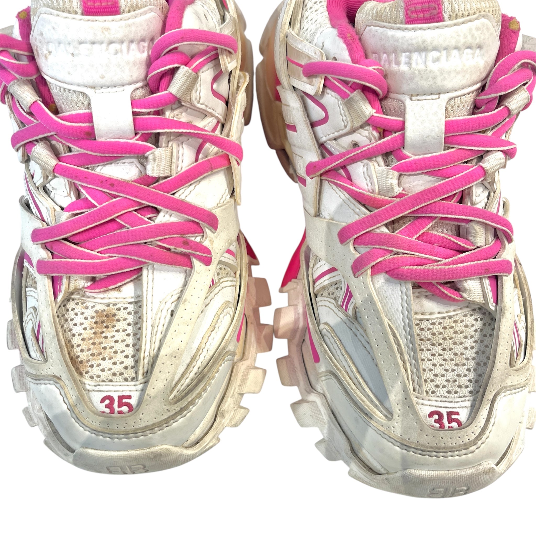 BALENCIAGA/Low-Sneakers/US 5/Border/Acrylic/PNK/Track Sneakers view 4
