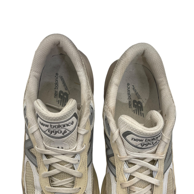 NEW BALANCE/Low-Sneakers/US 11.5/Suede/CRM/990v6