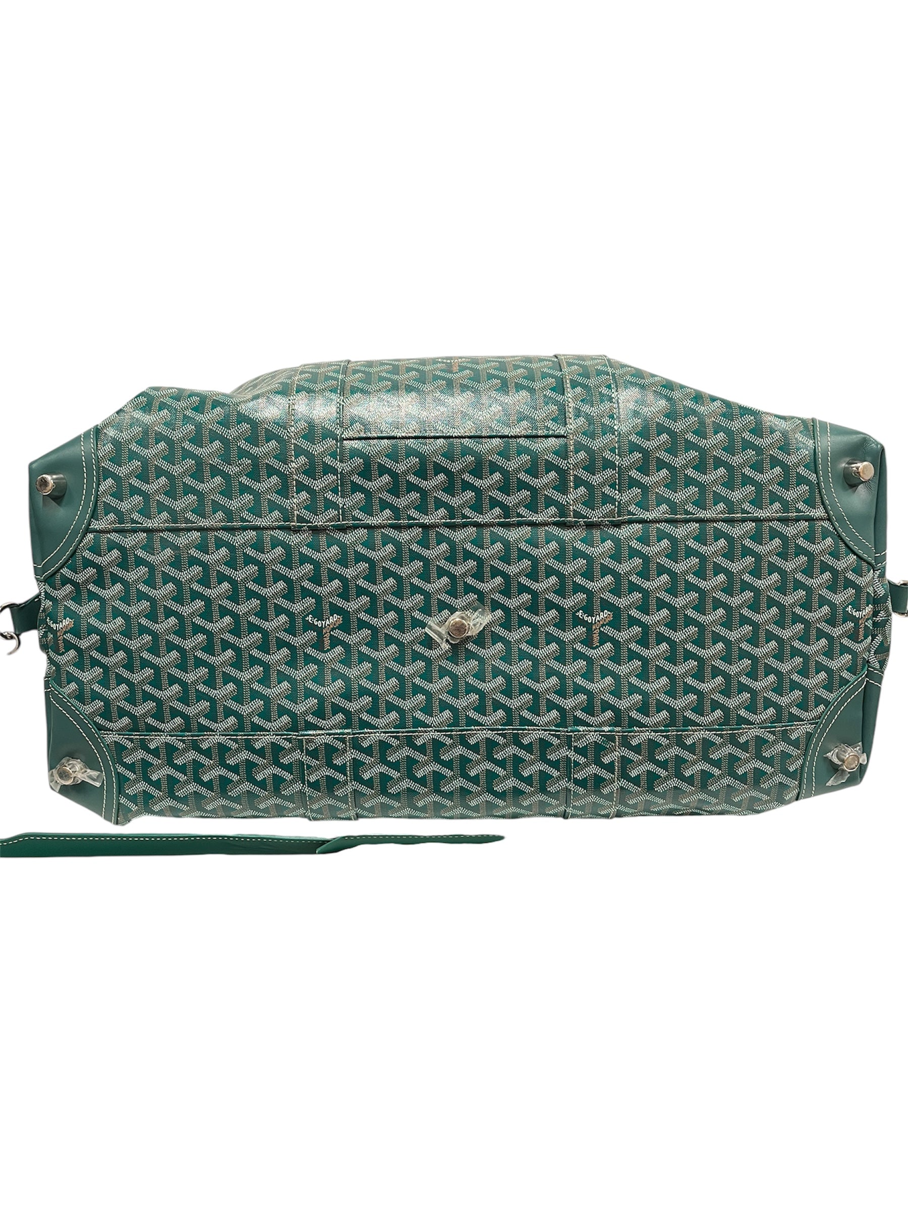 GOYARD/Luggage/Monogram/Leather/GRN/Boeing 55 Duffel view 3
