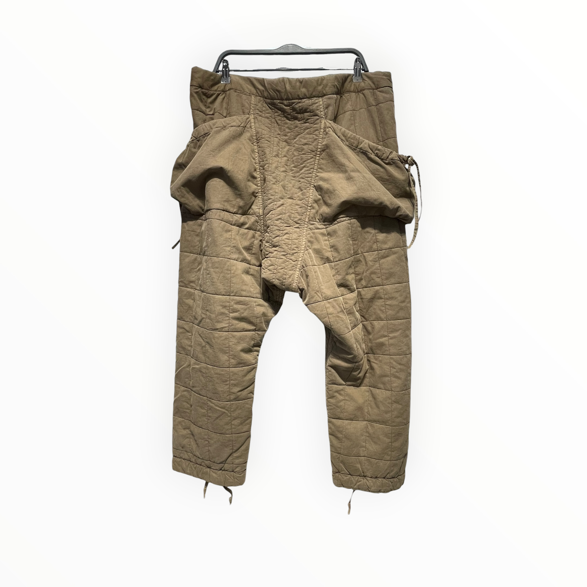 snow peak/Pants/XL/Cotton/KHK/QUILTED W/TIE DETAILS view 2