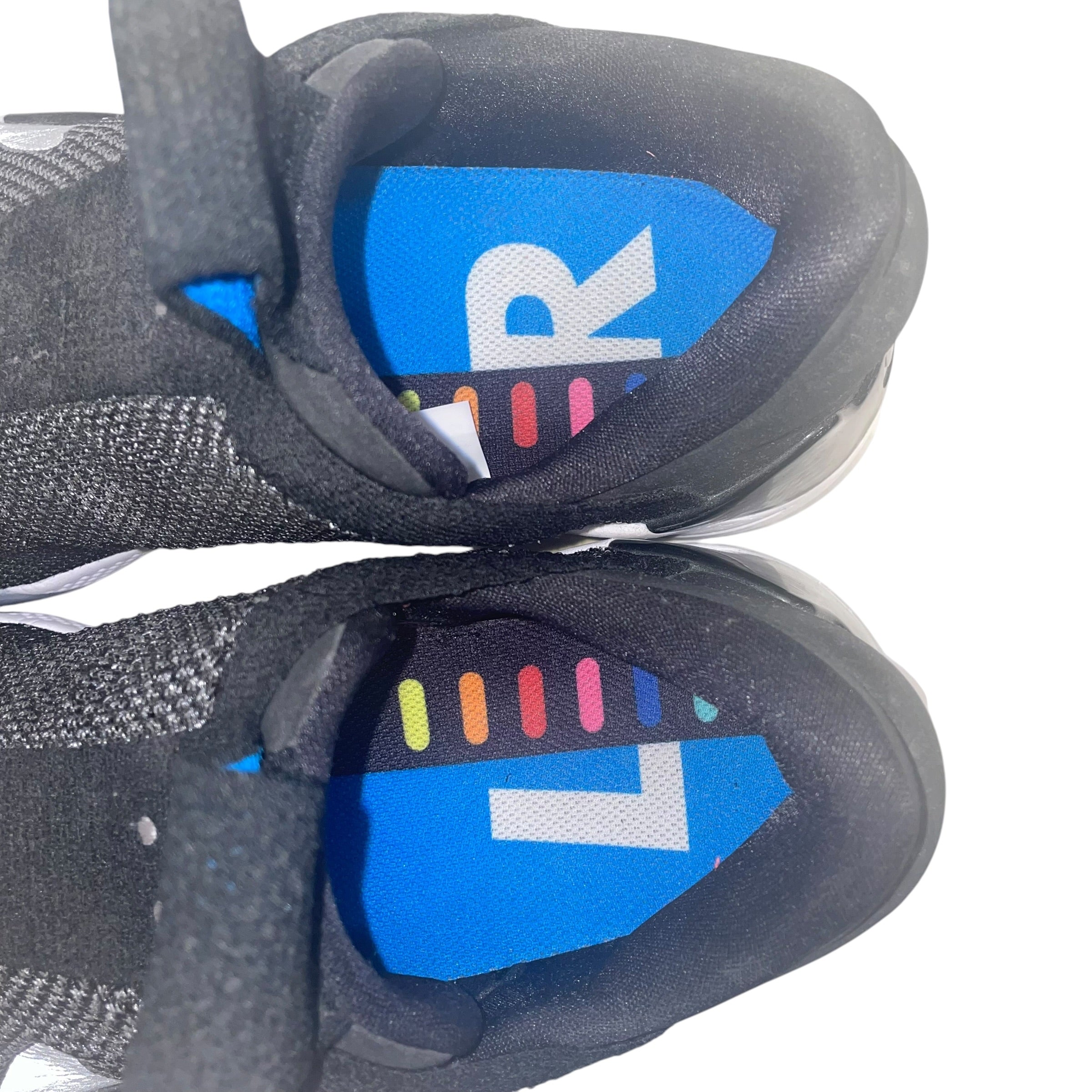 NIKE/ADAPT BB/Low-Sneakers/US 10.5/Polyester/GRY/AO2582-001 view 3