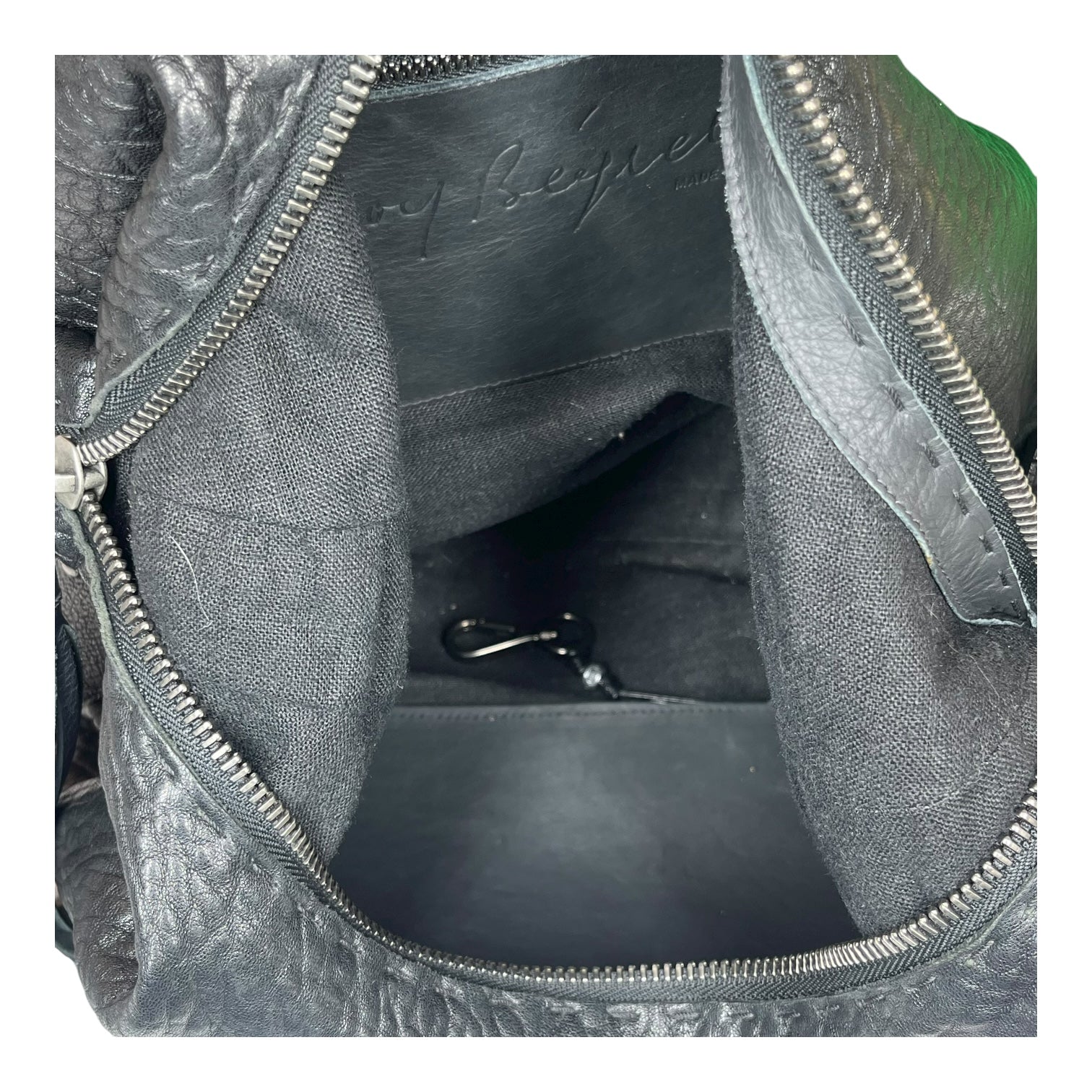 HENRY BEGUELIN/Hand Bag/Leather/BLK/ view 5