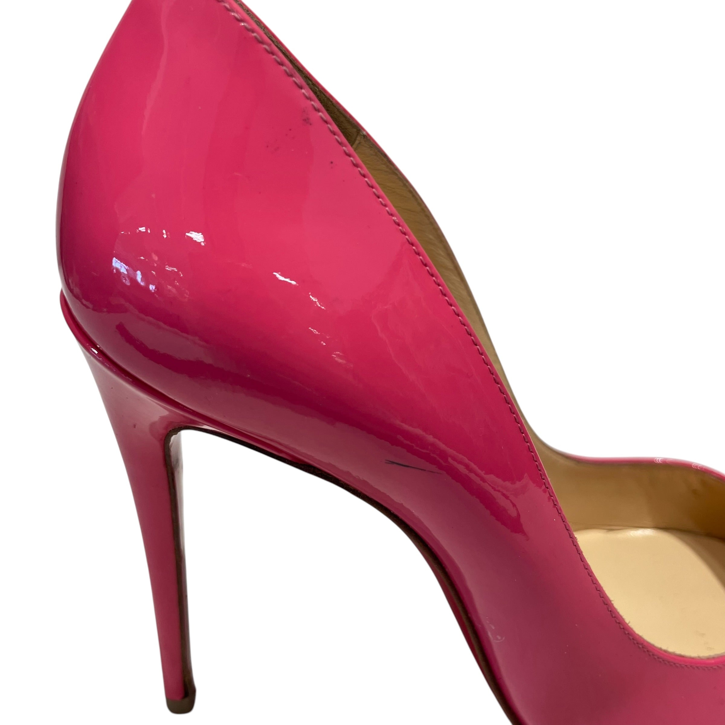 Christian Louboutin/Heels/US 6/Leather/PNK/VIBRANT PINK PATENT PUMPS view 7