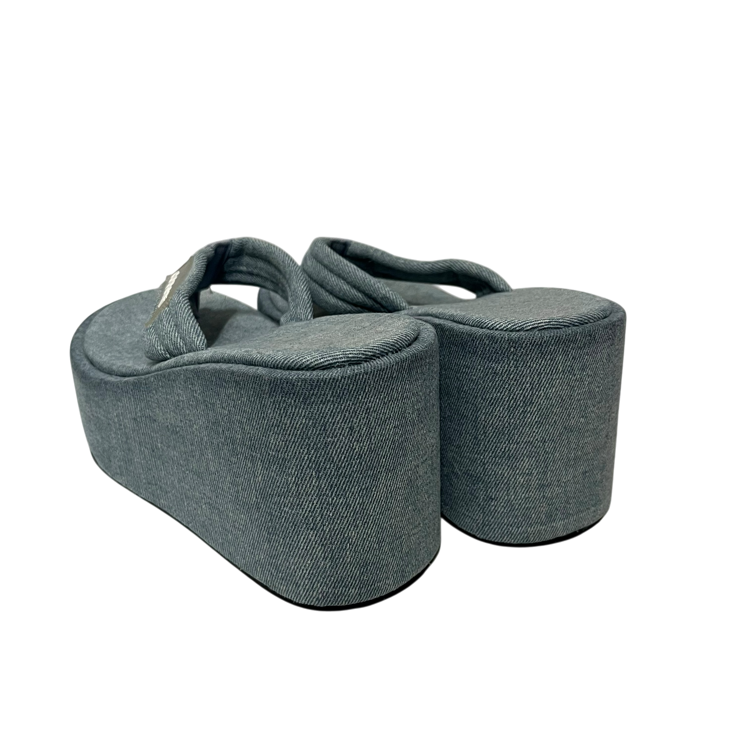 Coperni/Shoes/US 6/Denim/BLU/denim platform view 2