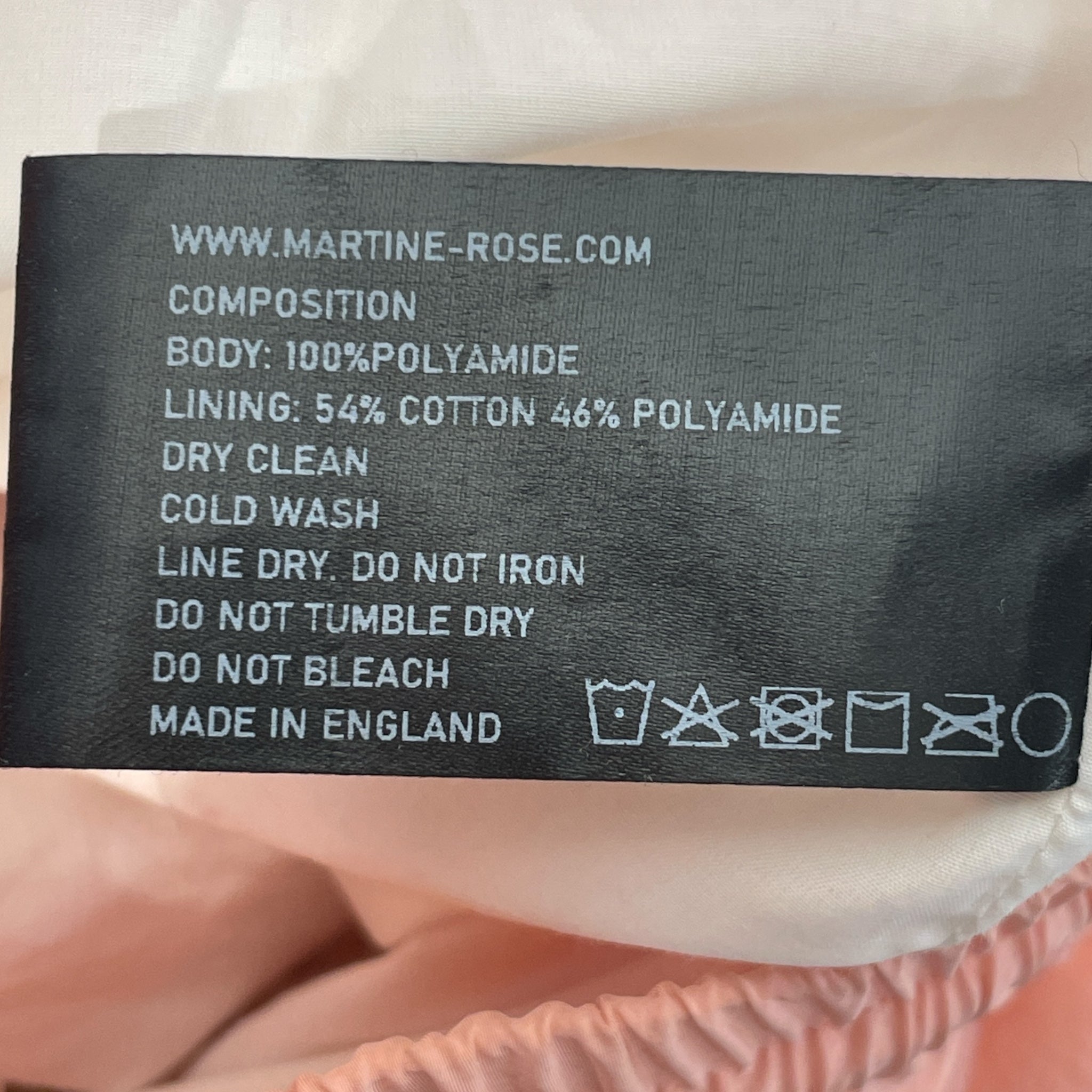 MARTINE ROSE/Pants/L/Nylon/PNK/Stripe/RED/WHTE SIDE STRIPE view 3
