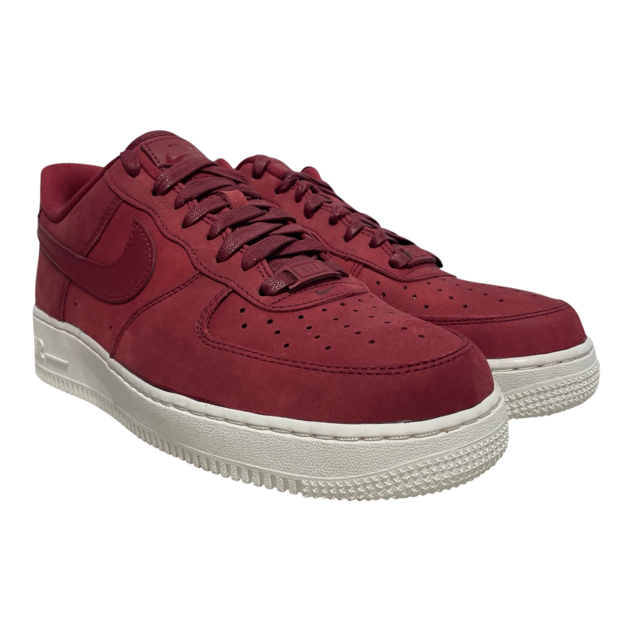 NIKE/Low-Sneakers/US 10/Suede/BRD/U-Tip/NIKE AIR FORCE 1 TEAM RED view 1