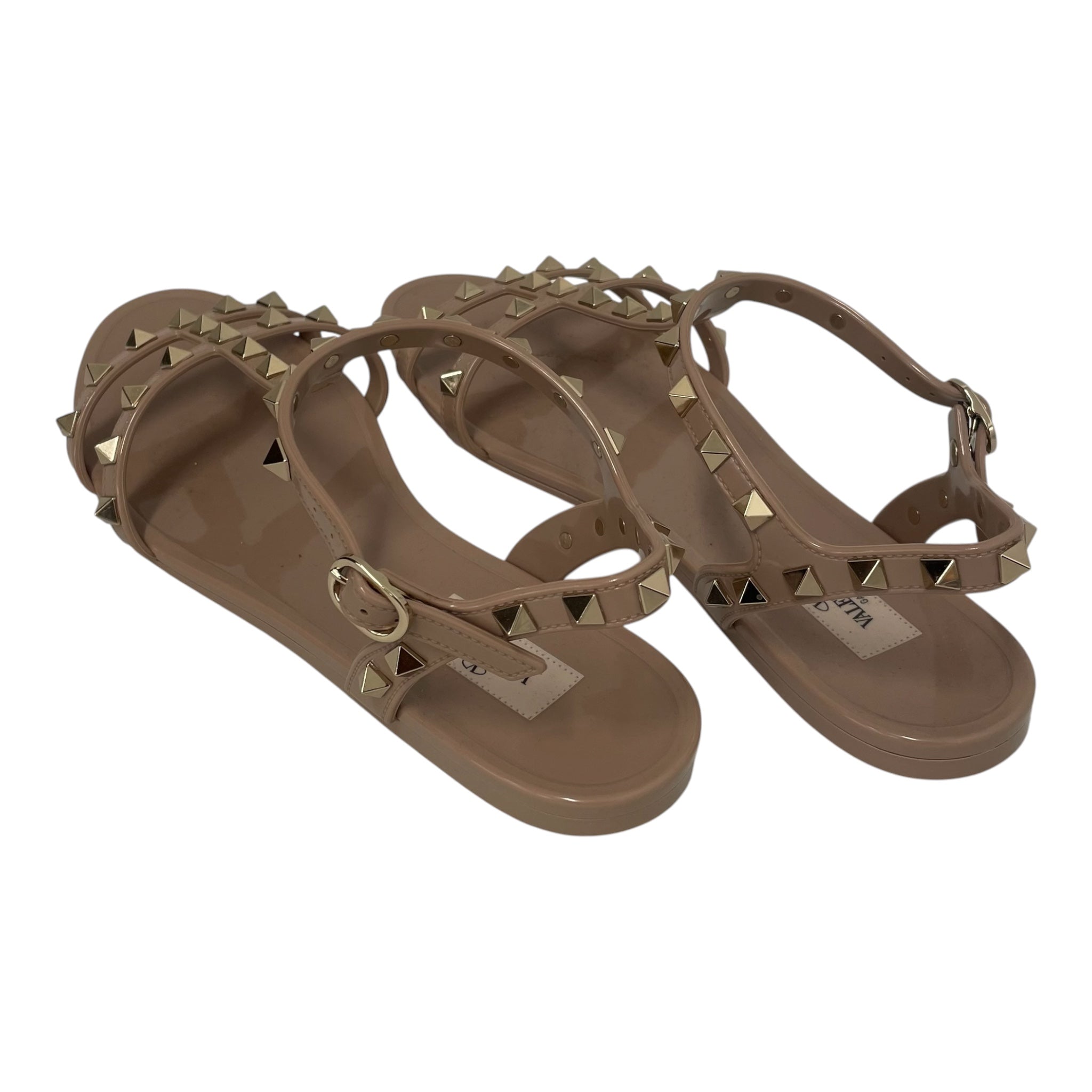VALENTINO GARAVANI/Sandals/US 7.5/Leather/PNK/Studded view 3