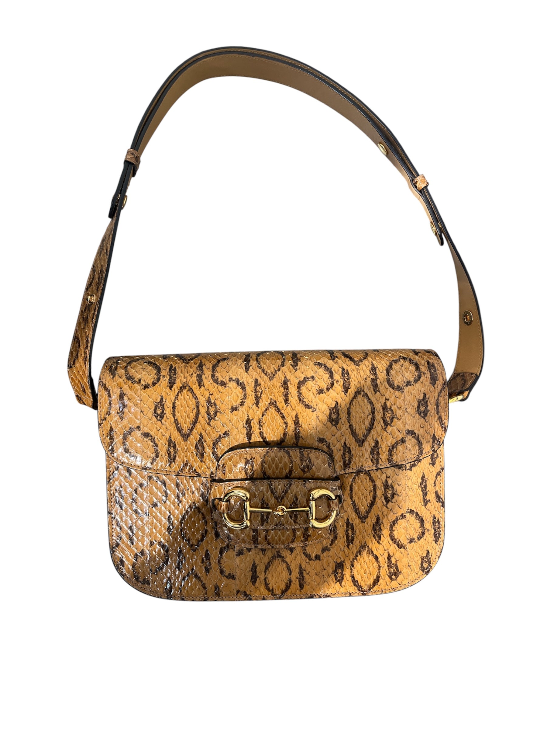GUCCI/Bag/Animal Pattern/Leather/CML/602204 1955 SNAKE HORSEBIT view 1