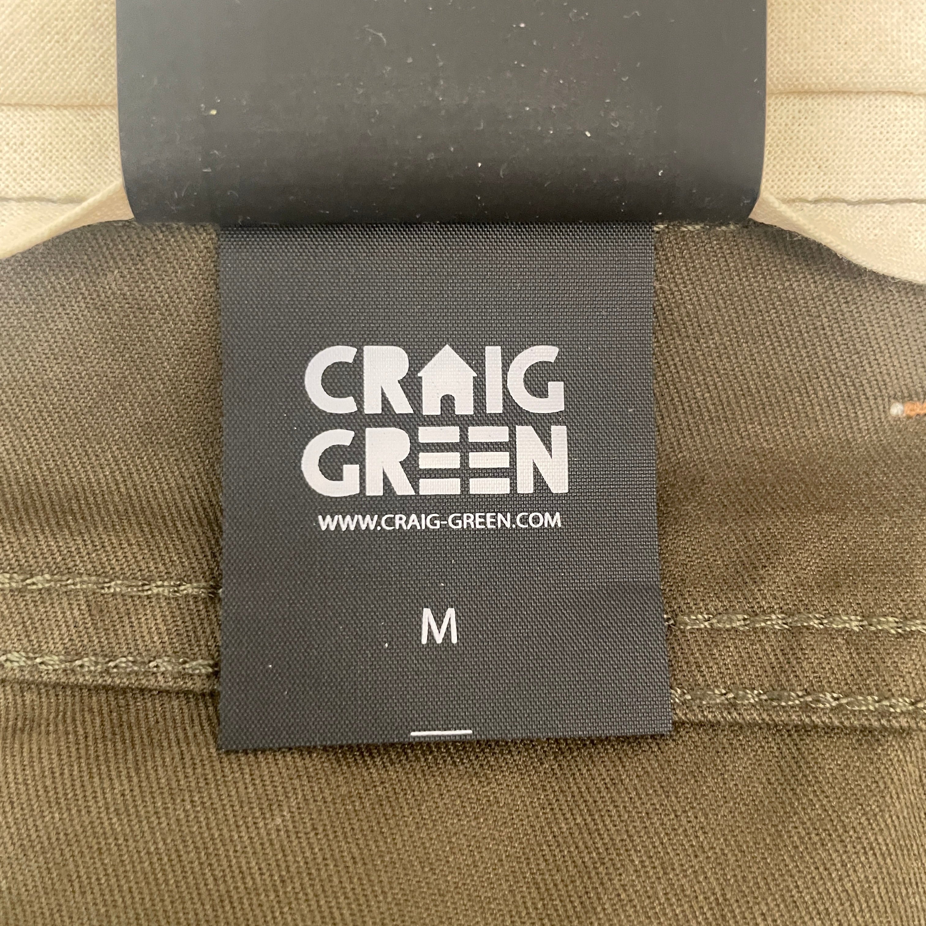 CRAIG GREEN/Straight Pants/M/Cotton/KHK/ view 4