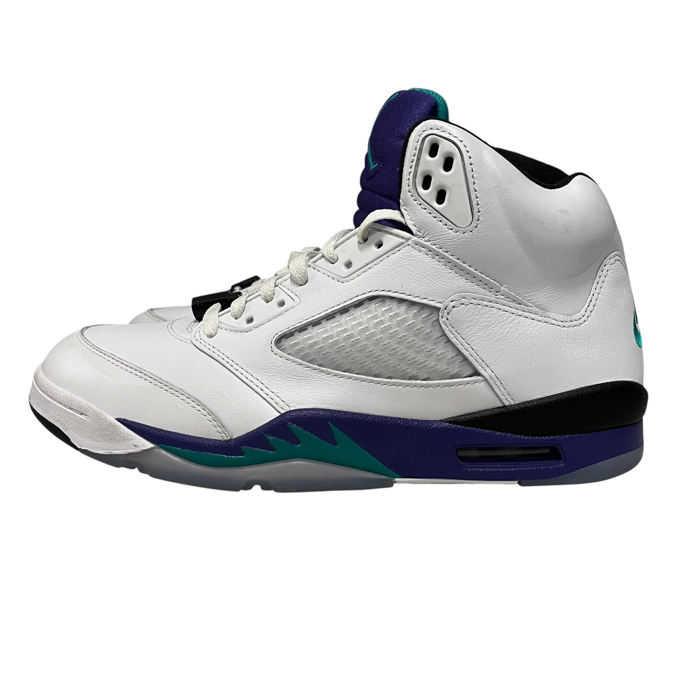 JORDAN BRAND/Hi-Sneakers/US 11/Leather/WHT/air j 5 retro grape 2013 view 3