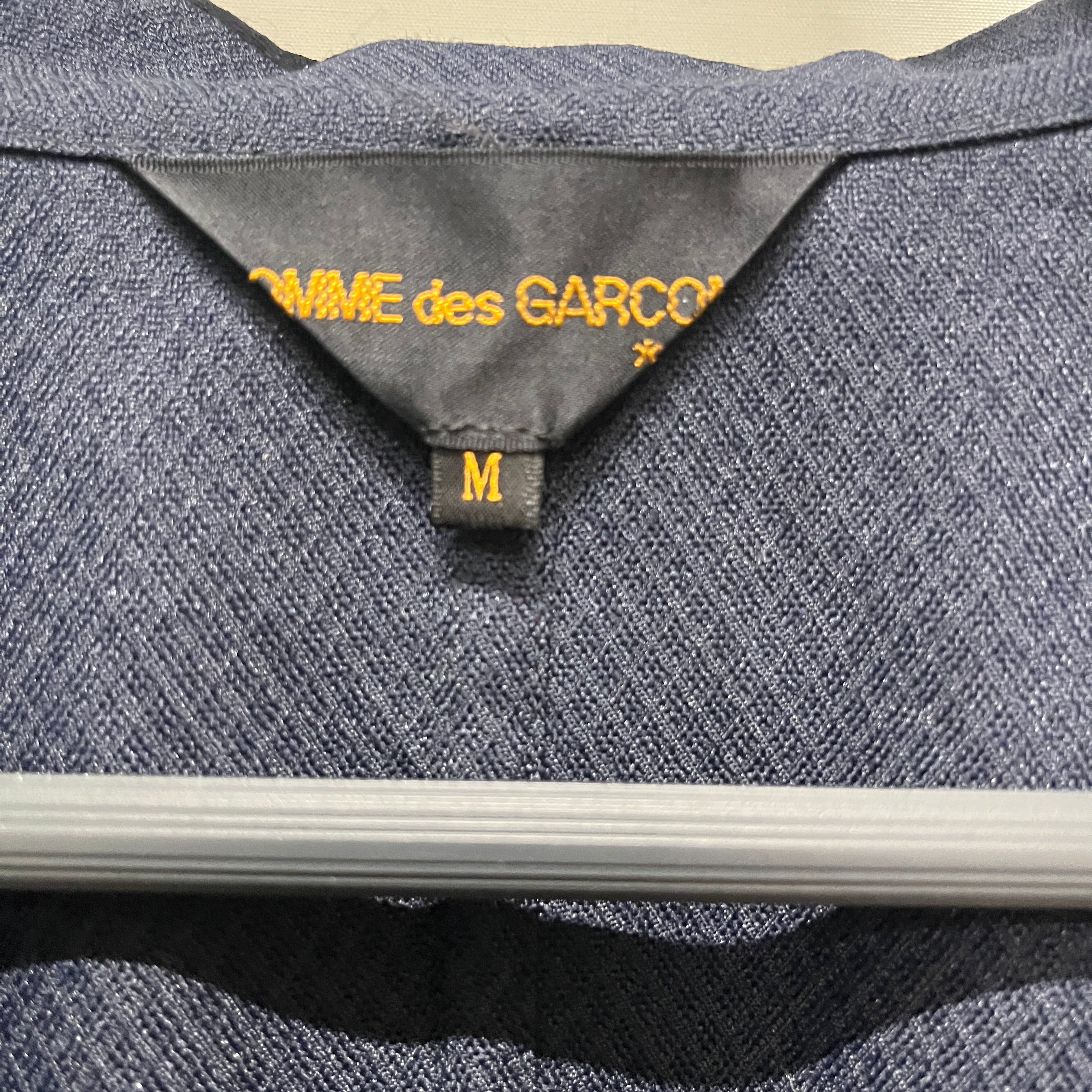 COMME des GARCONS/Tailored Jkt/M/Polyester/NVY/OPEN BLAZER view 3