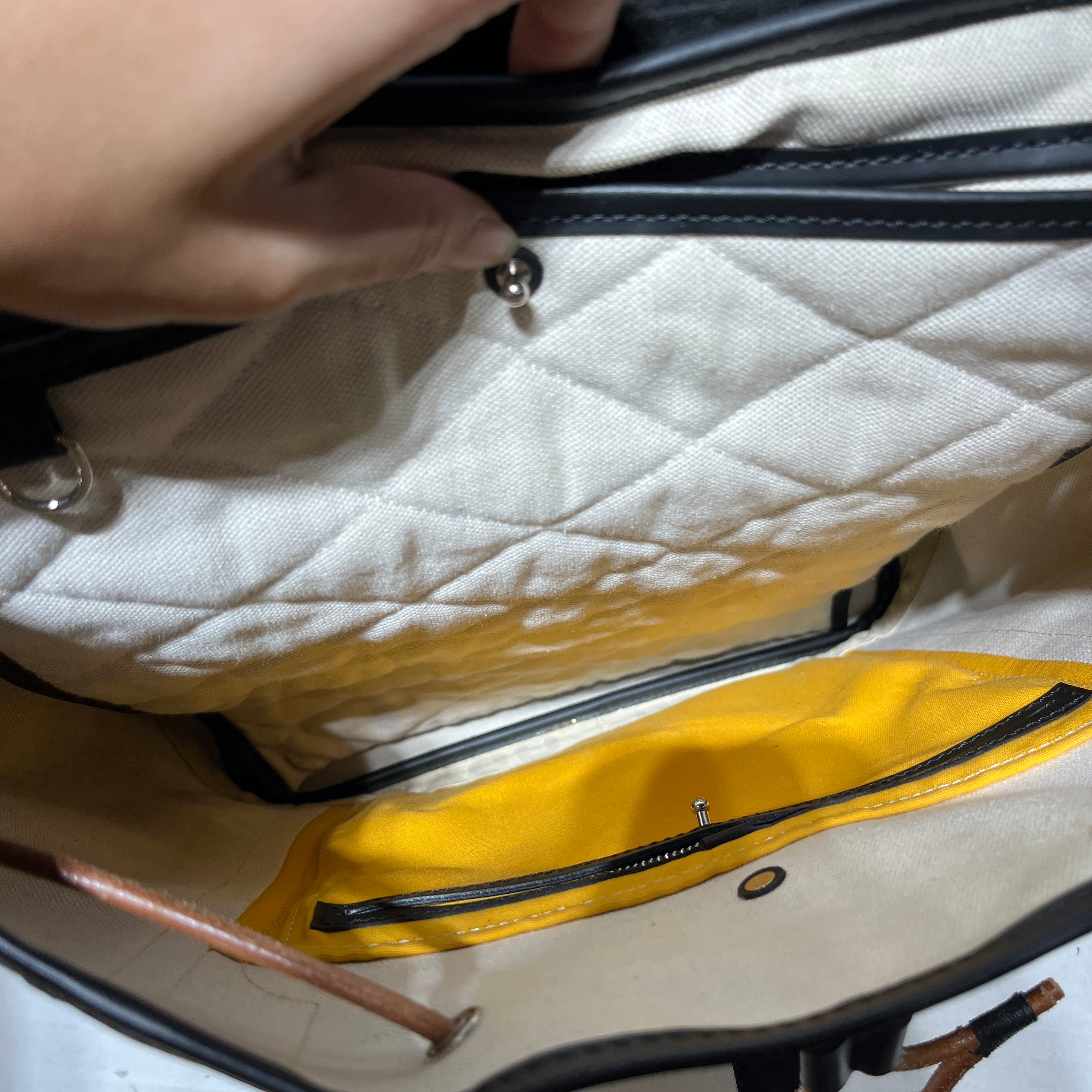 GOYARD/Backpack/Monogram/Leather/BLK/Calfskin Alpin Backpack view 7