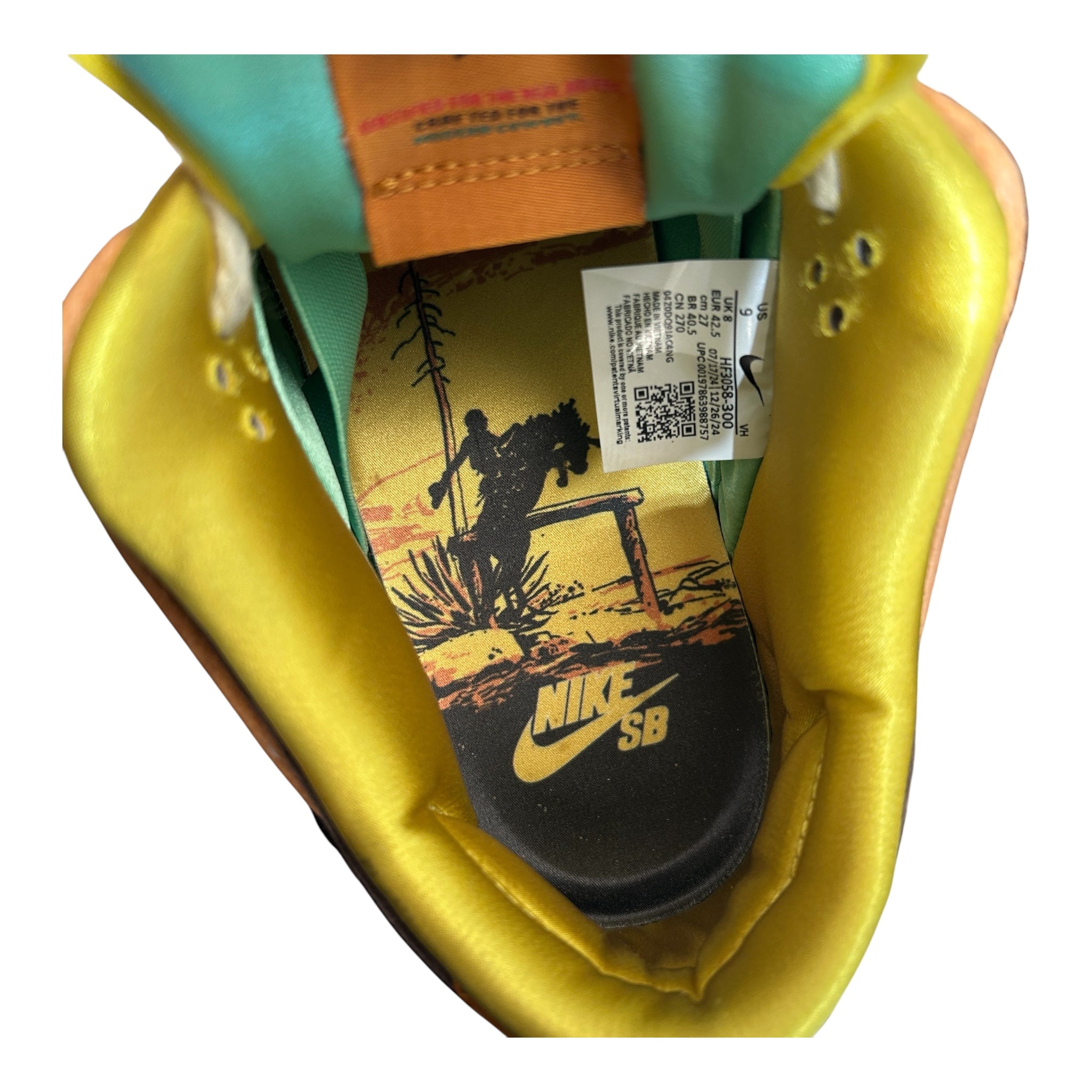 NIKE/Low-Sneakers/US 9/Graphic/Leather/MLT/Dunks X modern cowboy view 3