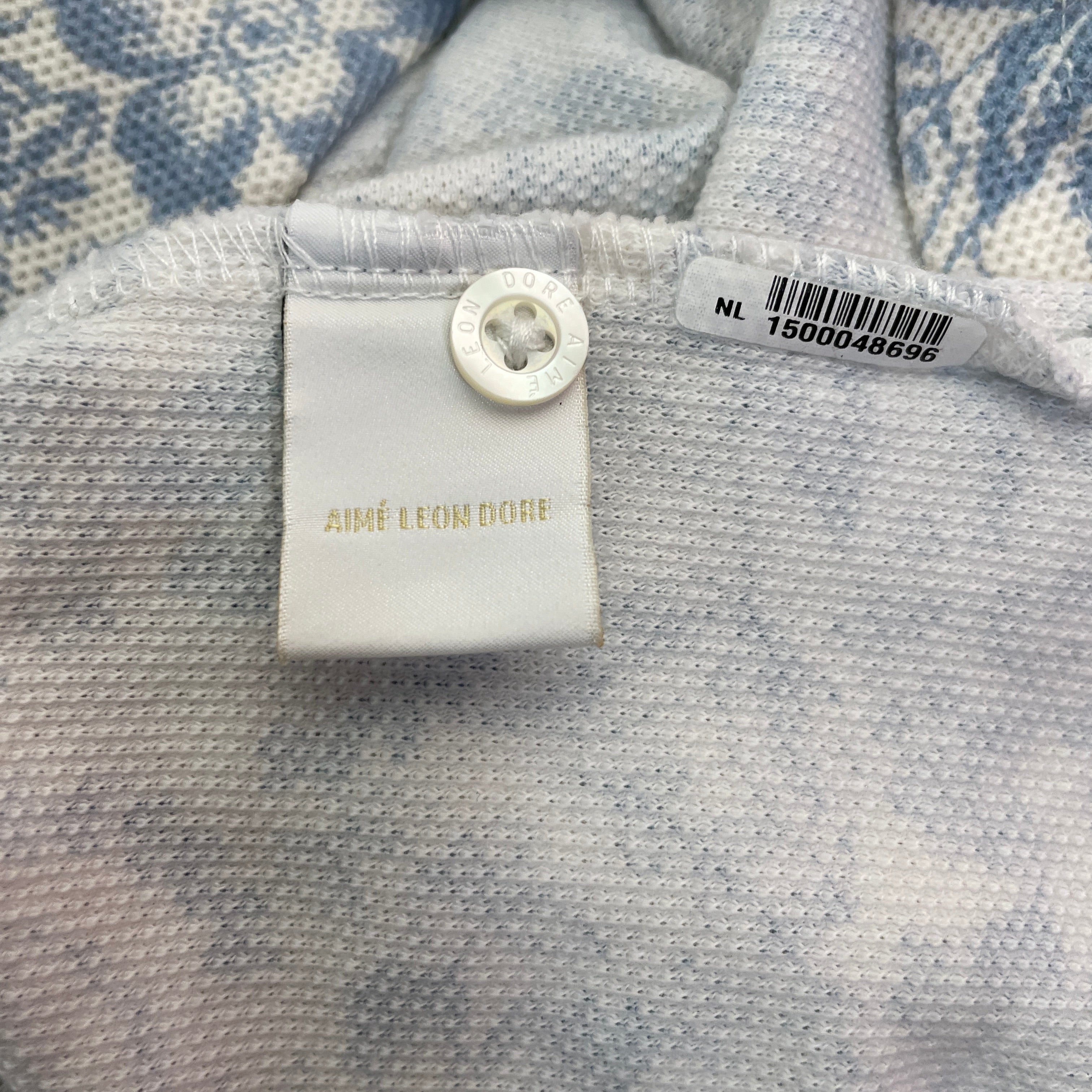 AIME LEON DORE/T-Shirt/M/Cotton/WHT/Floral Pattern/ view 4