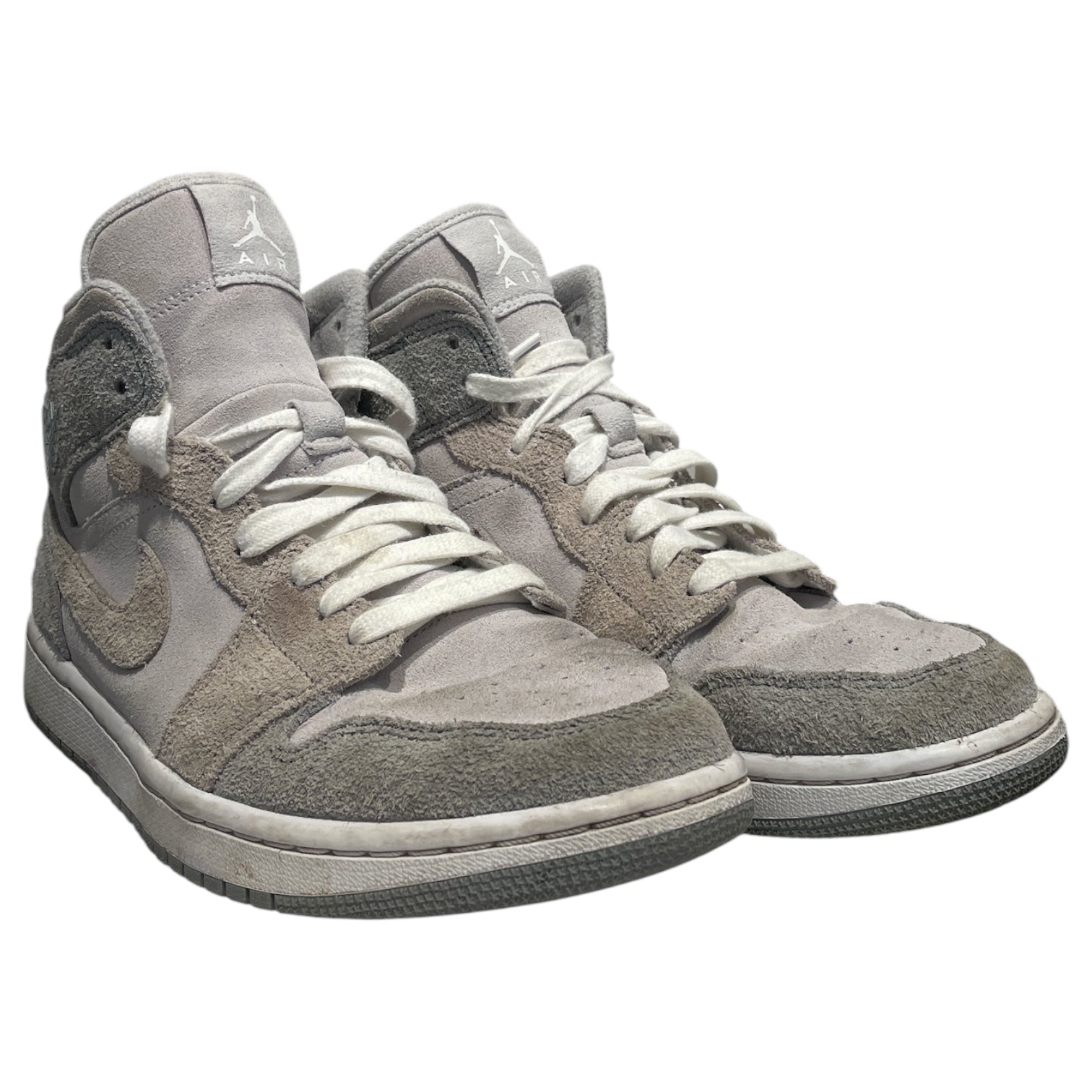NIKE/Hi-Sneakers/US 9/Leather/SLV/Mid 1 Particle Gray view 1