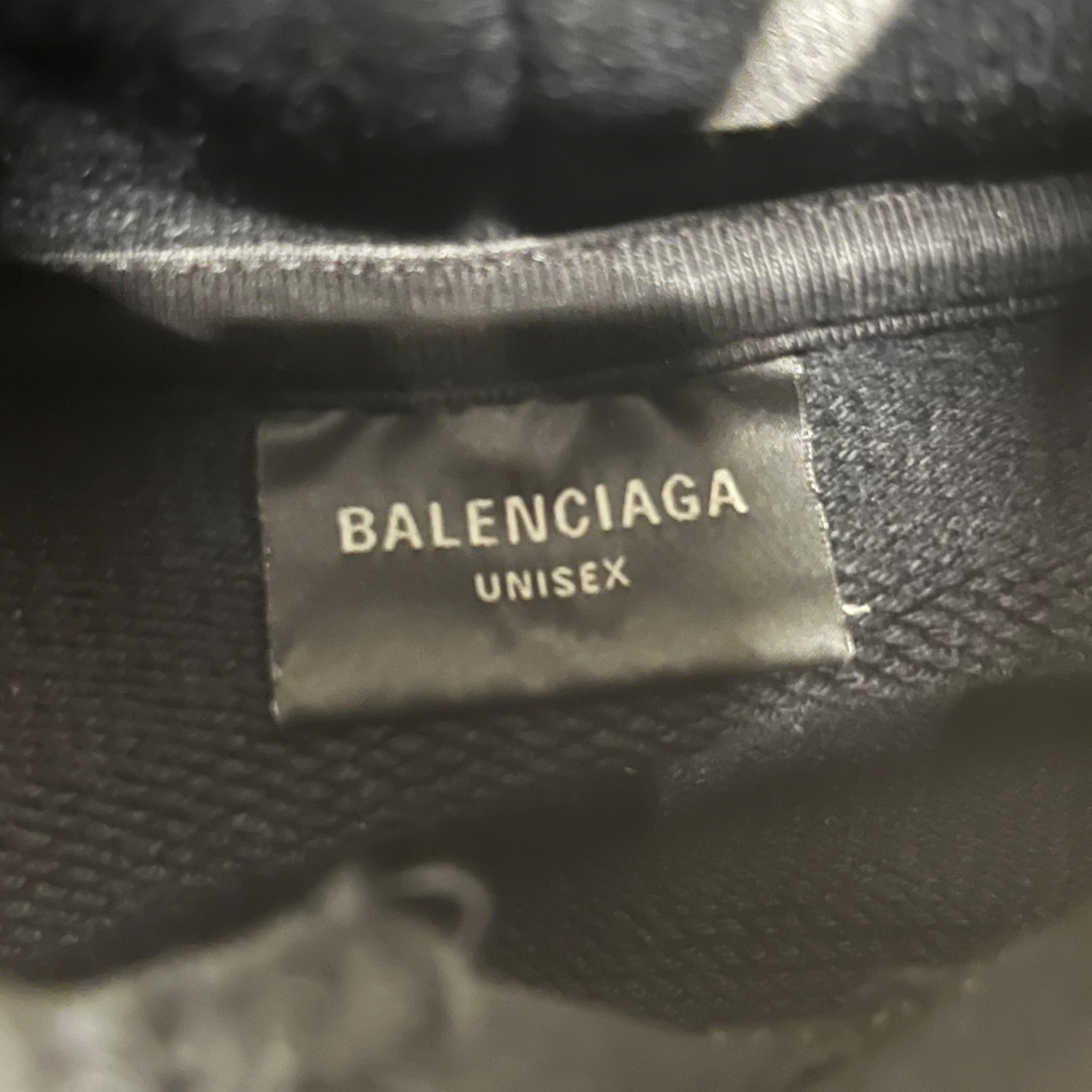 BALENCIAGA/Hoodie/L/Cotton/BLK/Oversize/Darkwave 2023 view 3