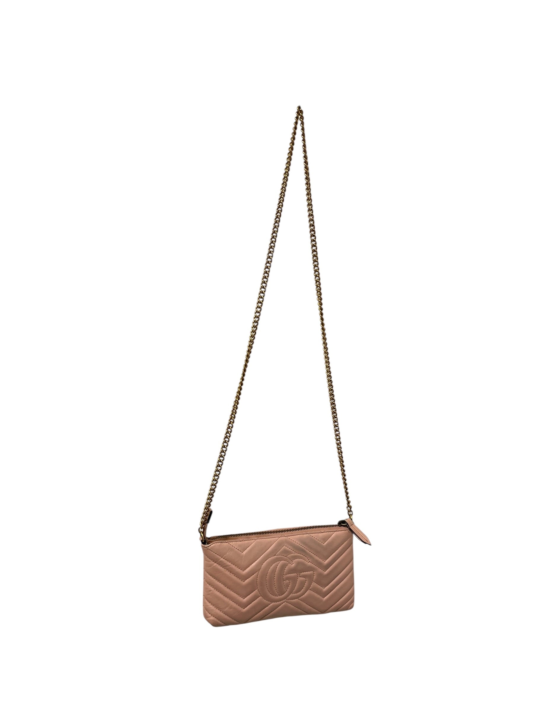 GUCCI/Cross Body Bag/Leather/PNK/w92c7tg view 1