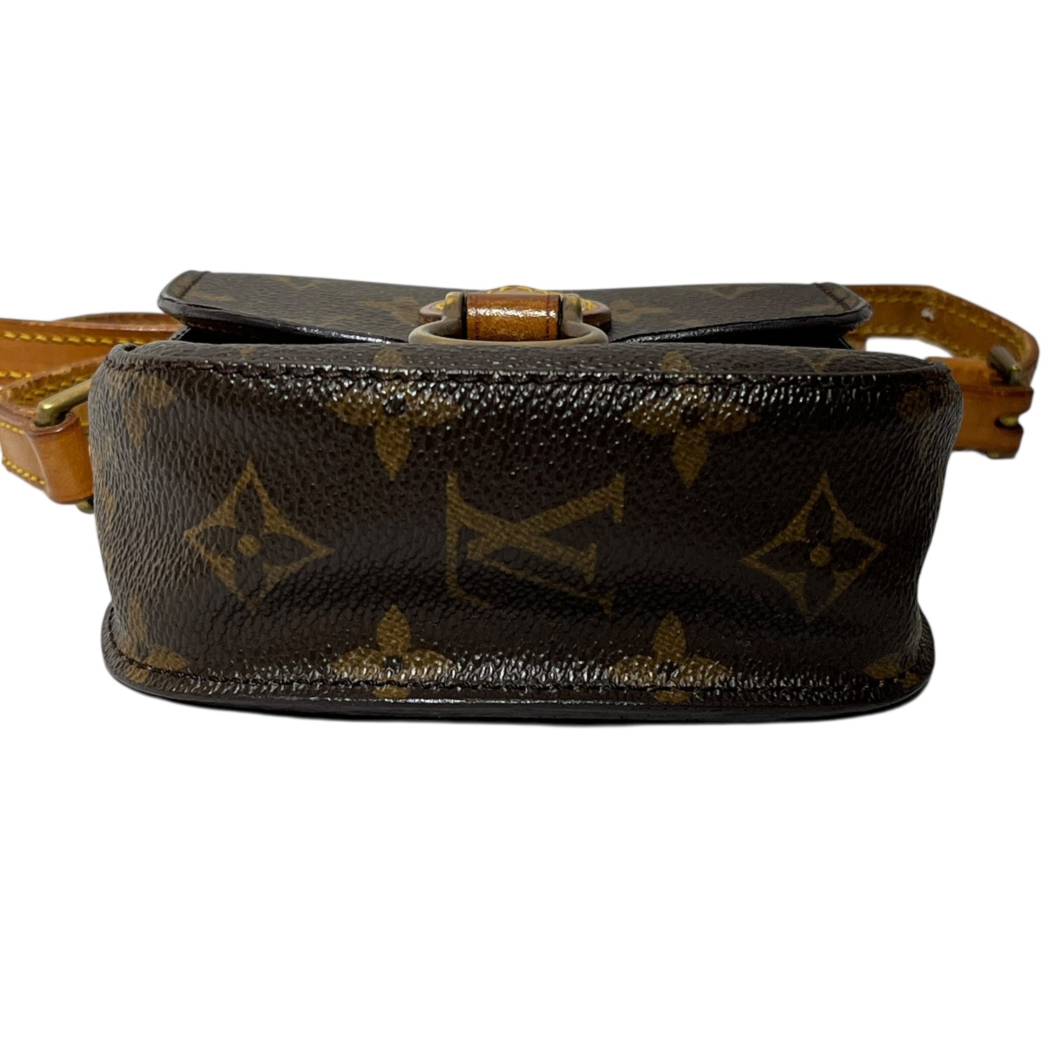 LOUIS VUITTON/Cross Body Bag/Monogram/Leather/BRW/VINTAGE POUCH view 4