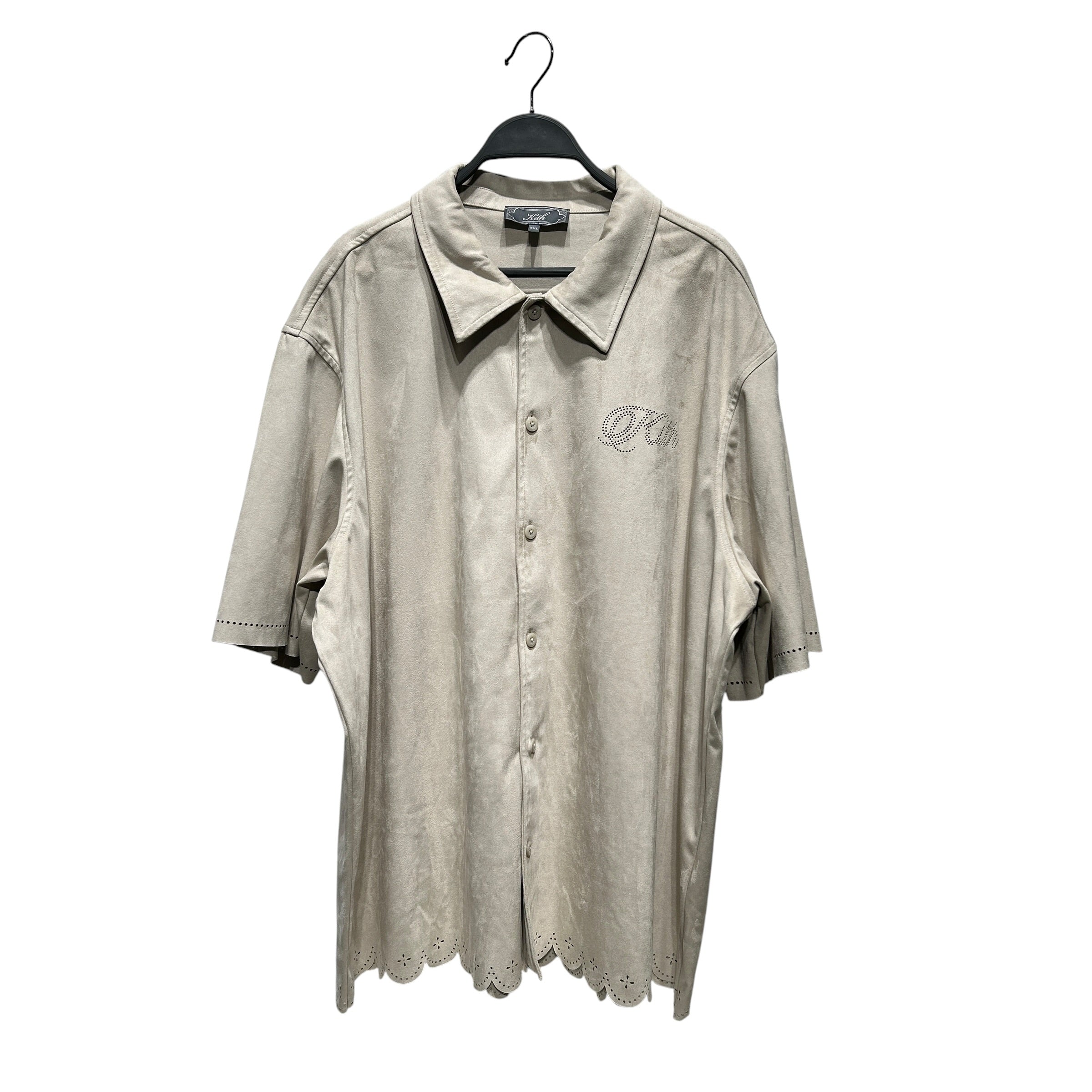 KITH/SS Shirt/XXL/Suede/BEG/ view 1