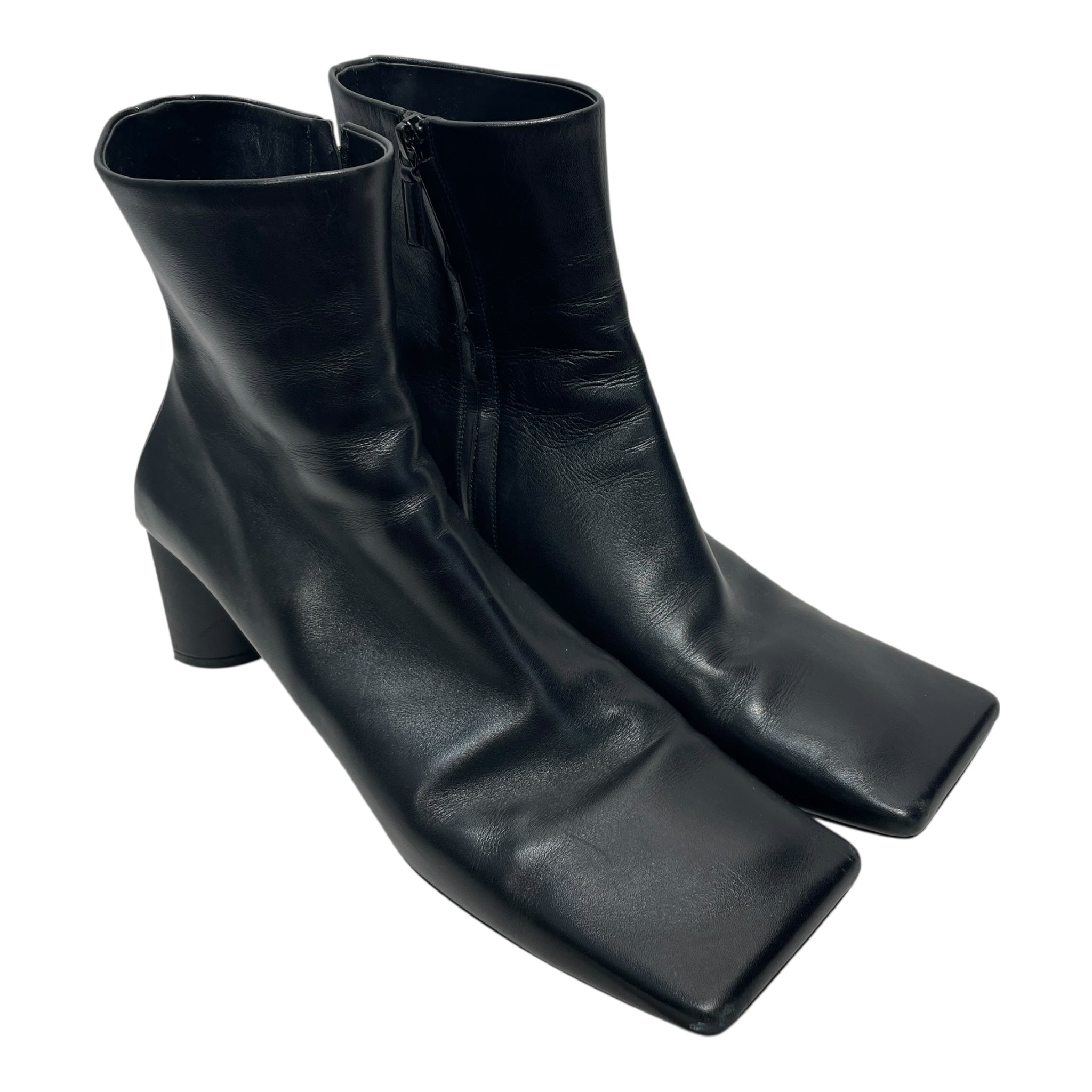 BALENCIAGA/Boots/EU 41.5/Leather/BLK/ view 1