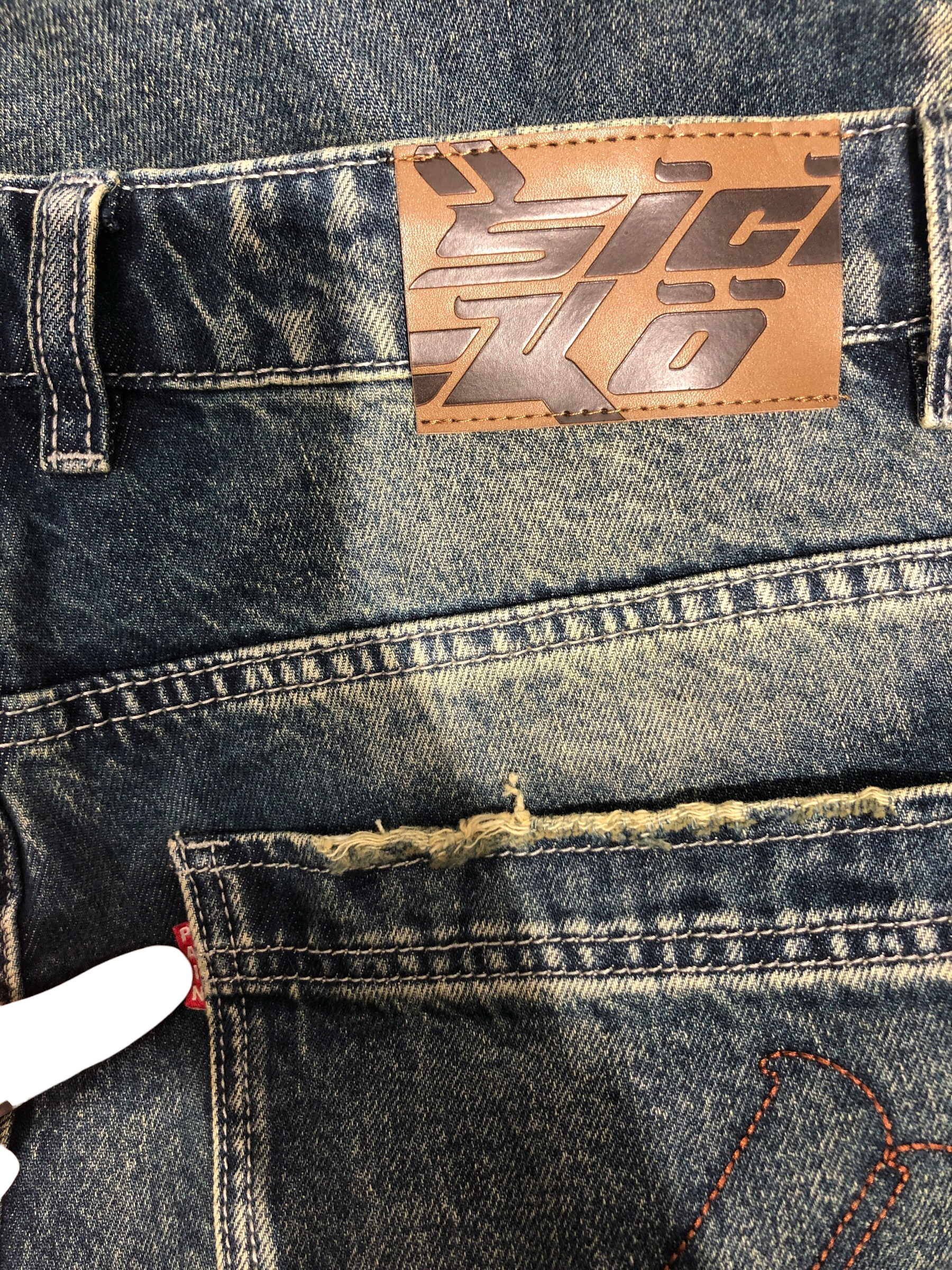 sicko/Straight Pants/36/Cotton/IDG/Graphic/ view 4