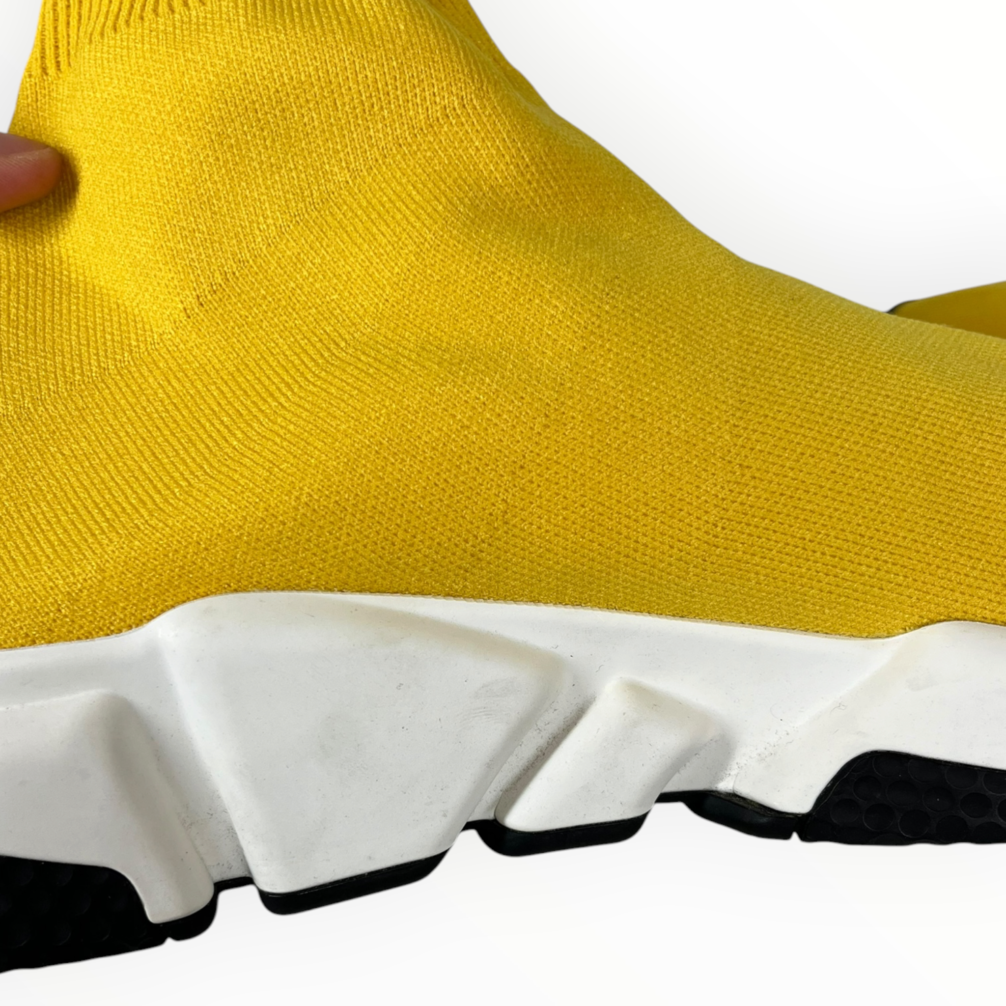 BALENCIAGA/Hi-Sneakers/EU 39/Cotton/YEL/SPEED TRAINER view 5