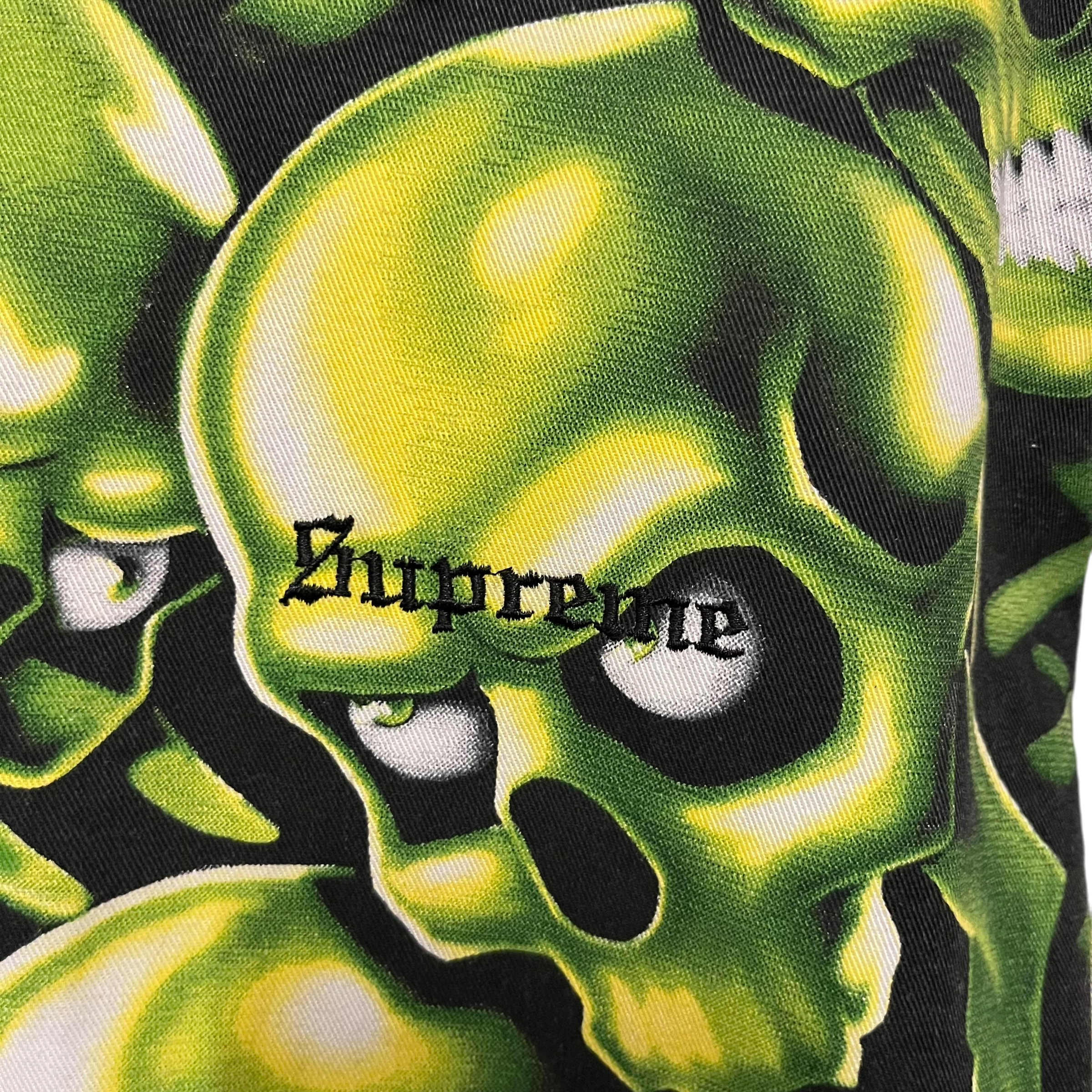 Supreme/Jacket/L/Cotton/GRY/All Over Print/pile of skulls view 3