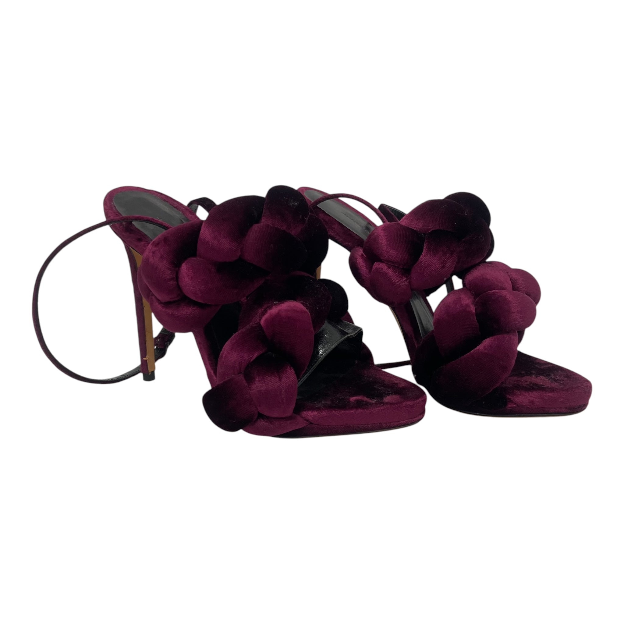 MARCO de VINCENZO/Heels/EU 36/PPL/Ankle Strap/2 THICK BRAIDS view 1