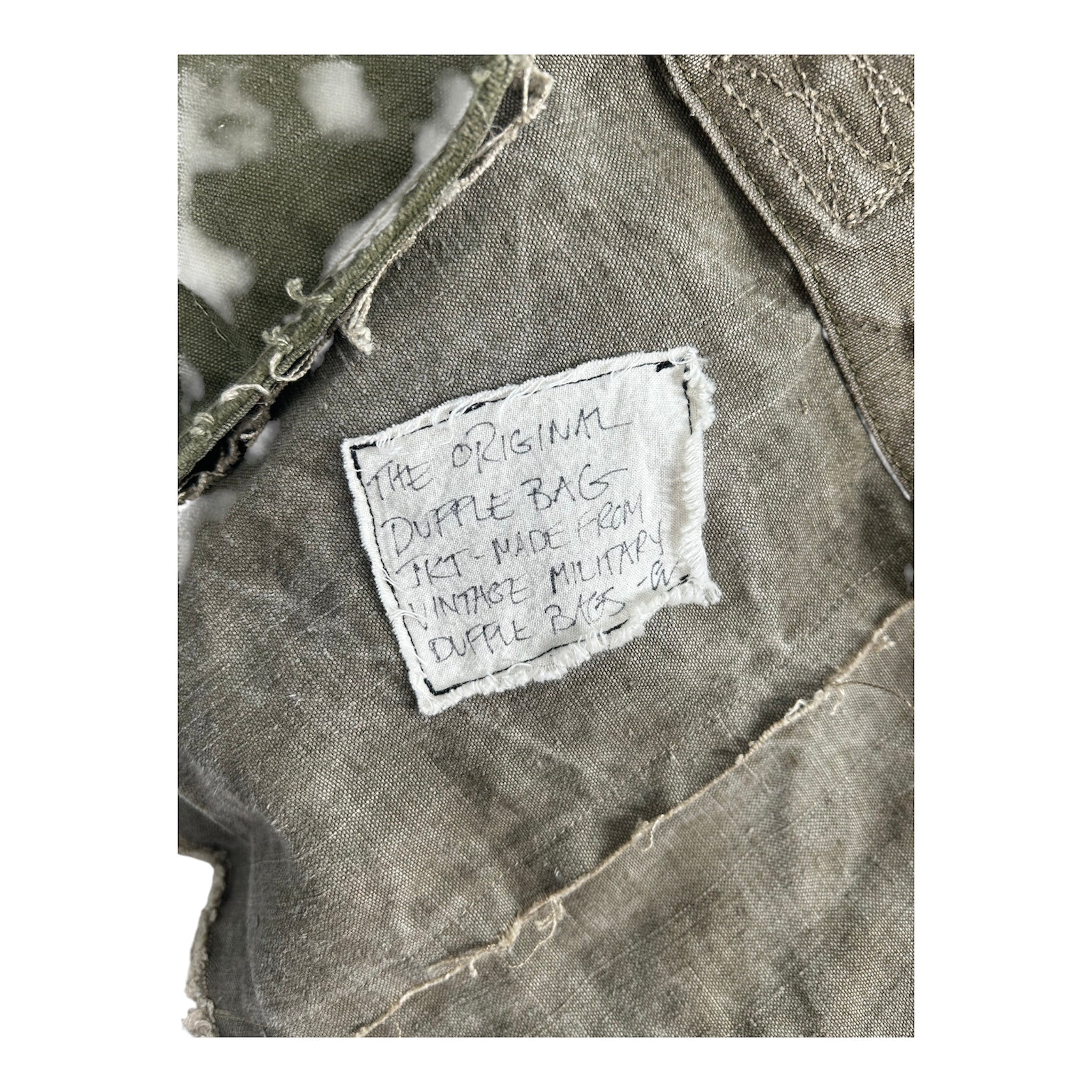 GREG LAUREN/Tailored Jkt/1/Cotton/KHK/military tent material view 4