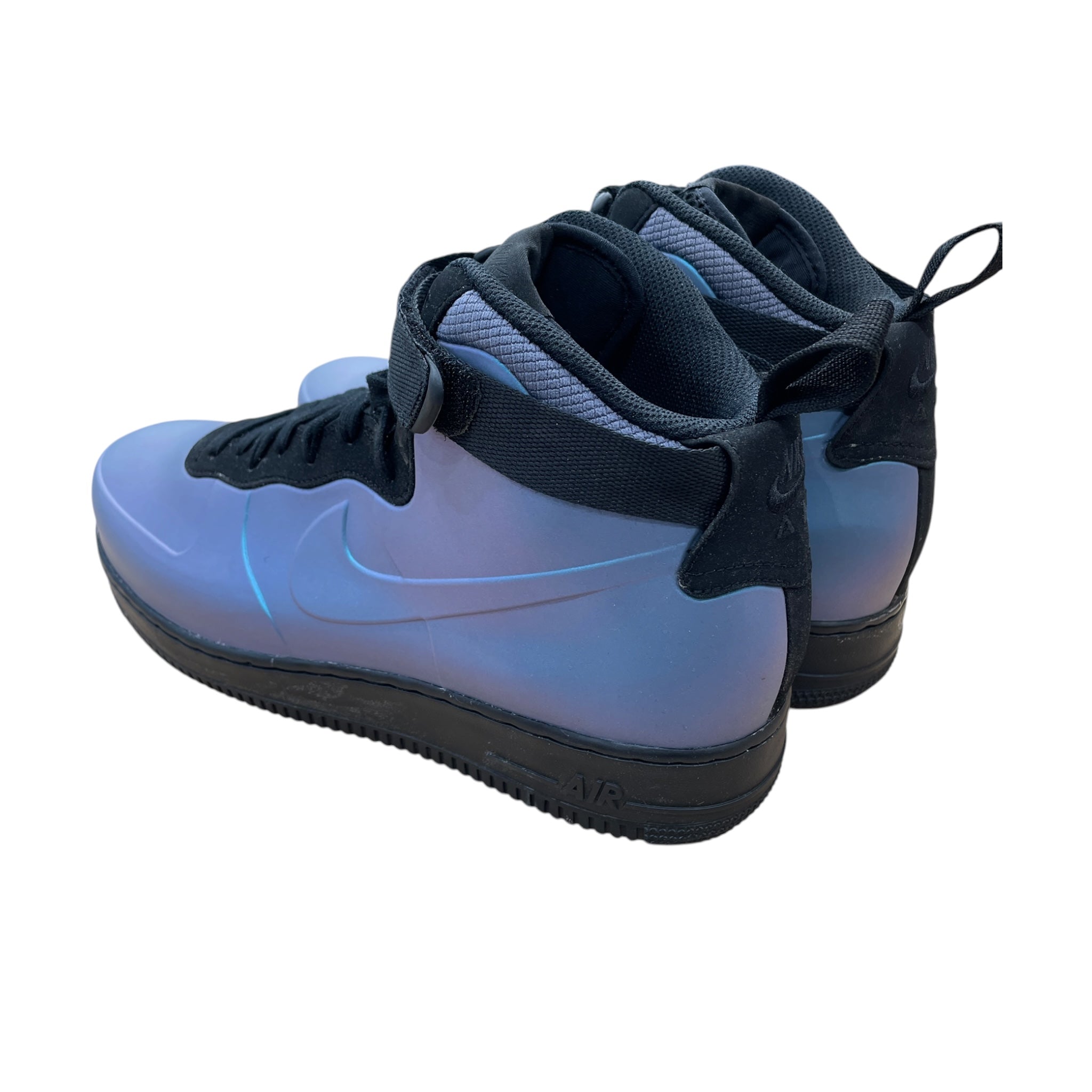 NIKE/AIR FORCE 1 FOAMPOSITE CUP/Hi-Sneakers/US 10.5/Leather/BLU/AH6771-002 view 2
