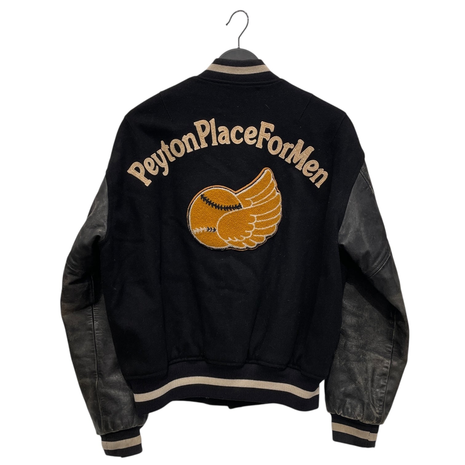 PPFM/Baseball Jkt/Leather/BLK/Twinklewingers 35 view 2