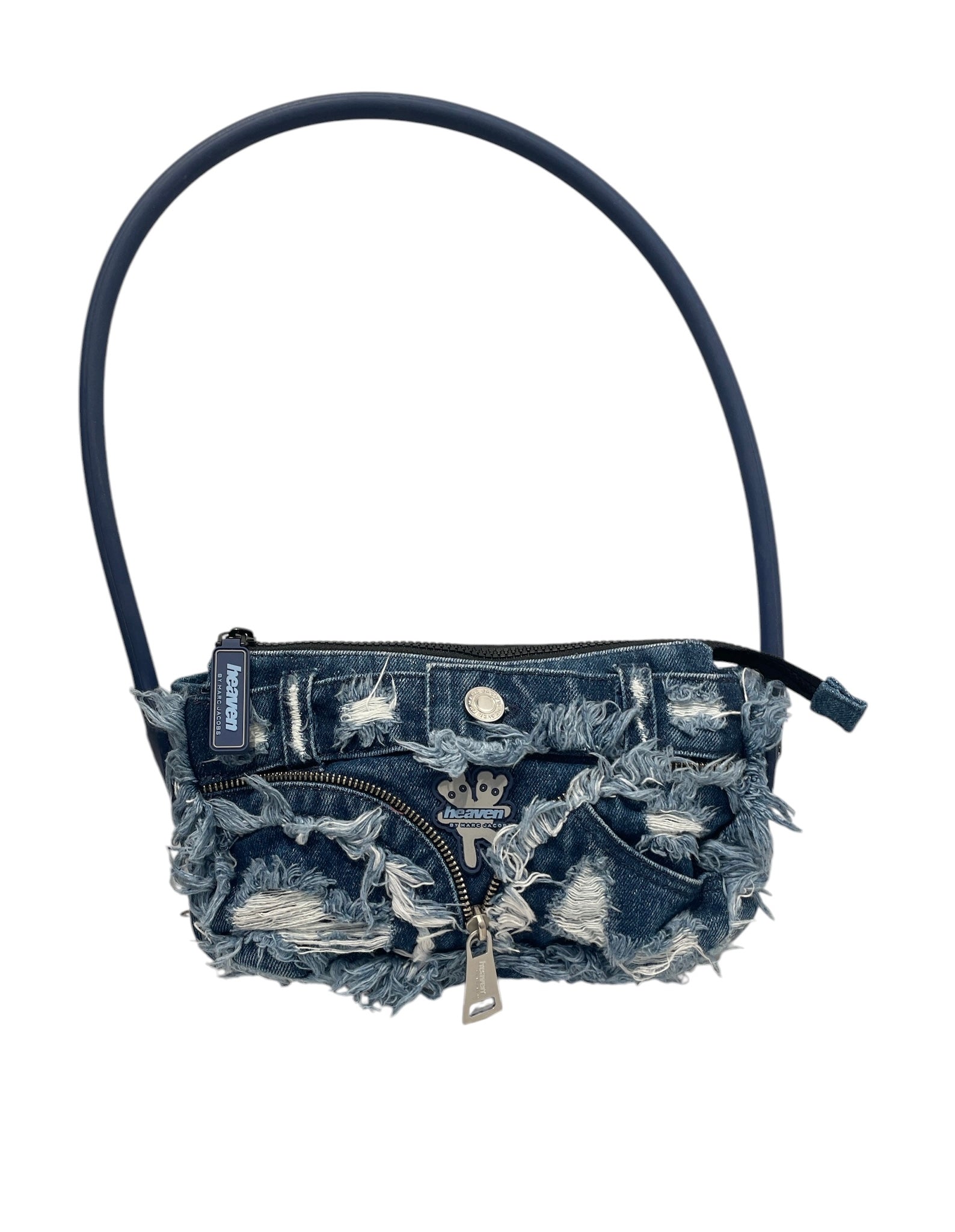 Heaven By Marc Jacobs/Hand Bag/OS/Denim/BLU/DISTRESSED DENIM HANDBAG view 1