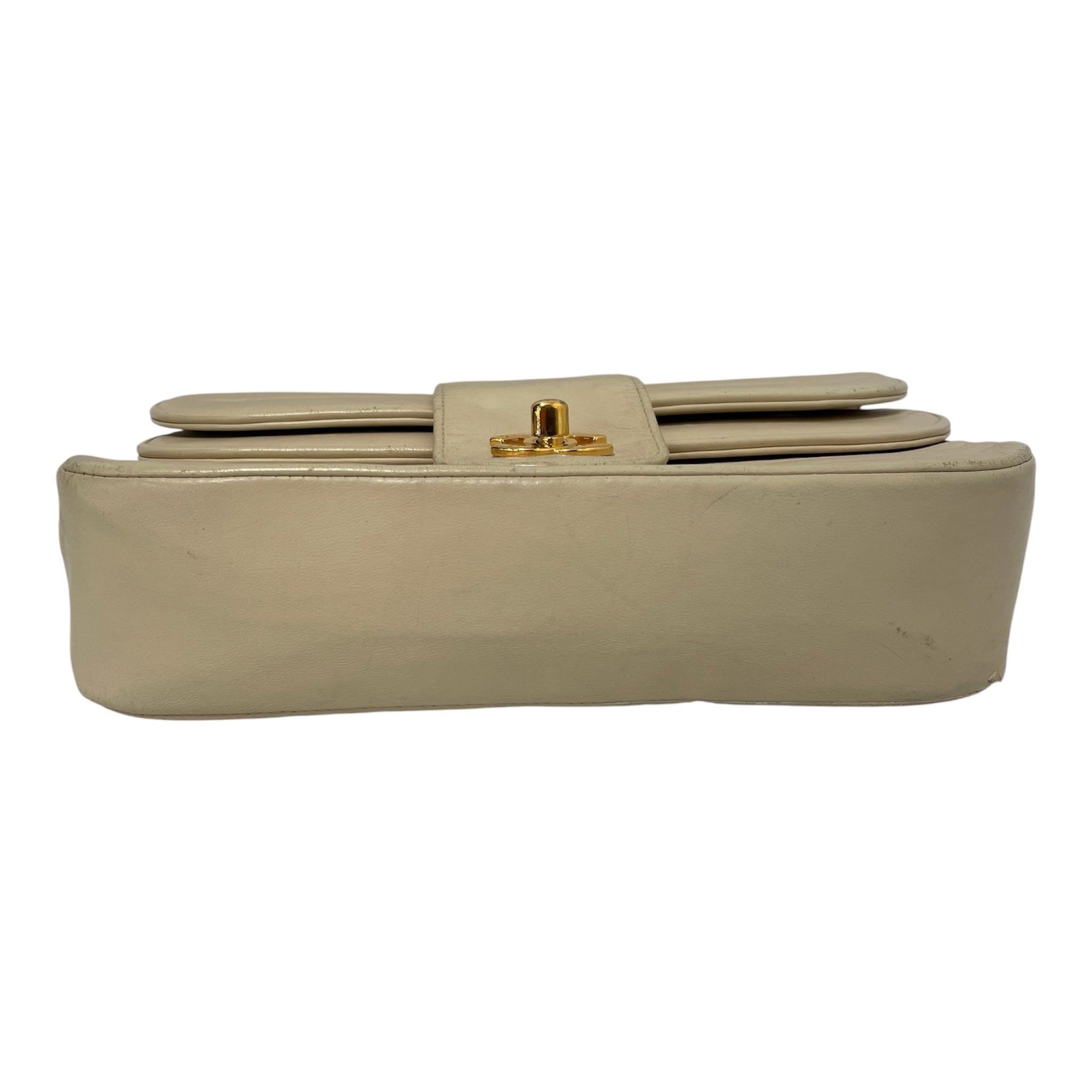 CHANEL/Cross Body Bag/Stripe/Leather/CRM/STRIPESTICHGOLDCC view 3