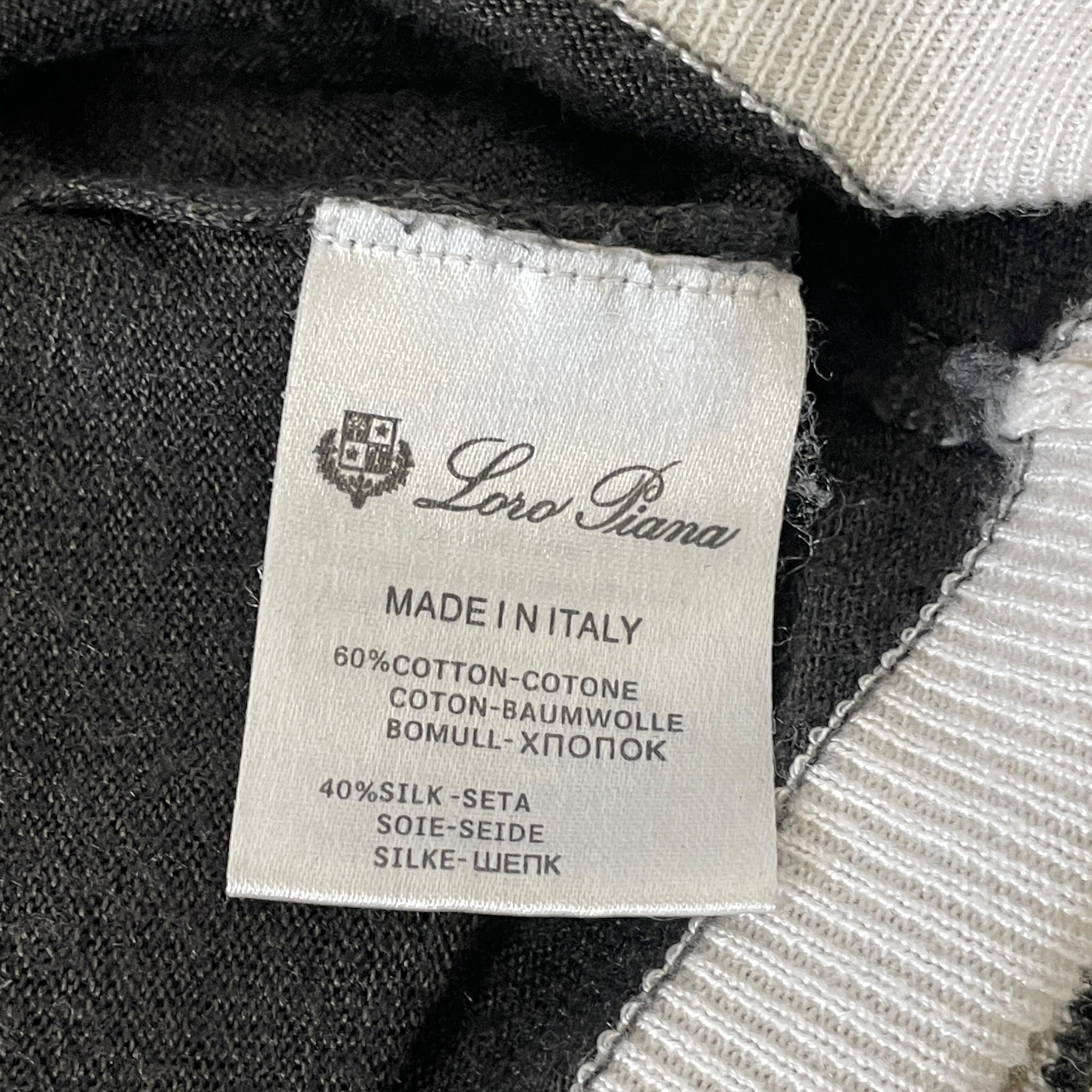 Loro Piana/Cut & Sew/XL/Cotton/GRY/Border/loro piana khaki color view 4