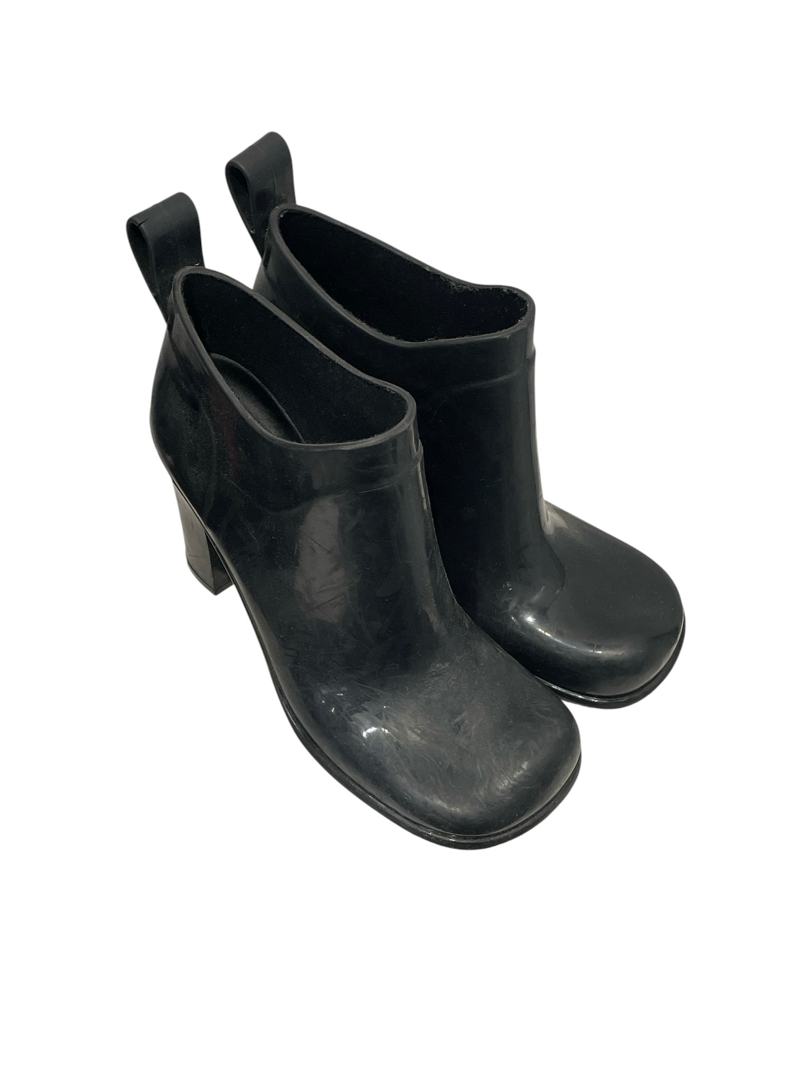 BOTTEGA VENETA/Heels/EU 40/BLK/rubber toe heels view 1