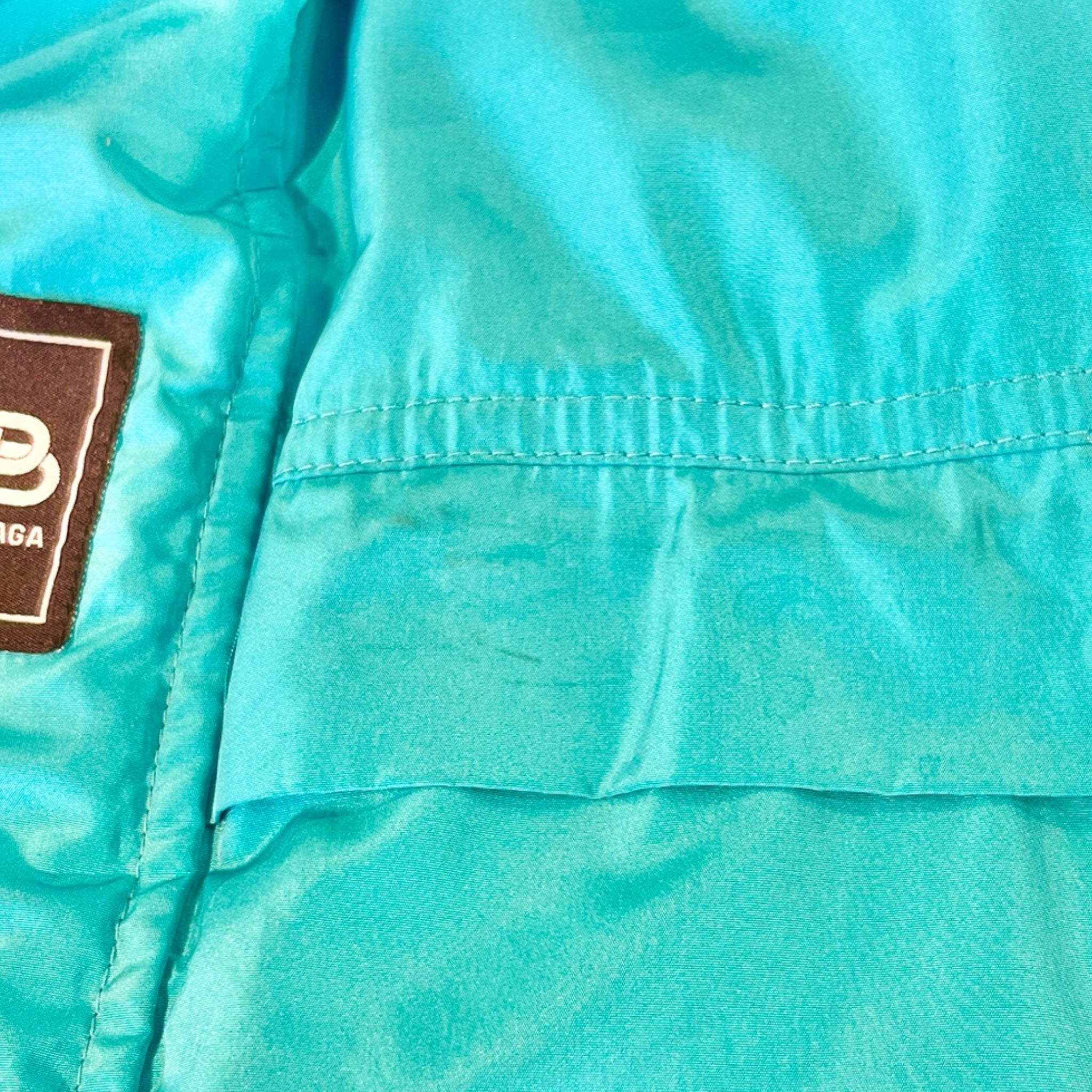 BALENCIAGA/Windbreaker/44/Polyester/BLU/Pullover/LOGO PARKA view 6